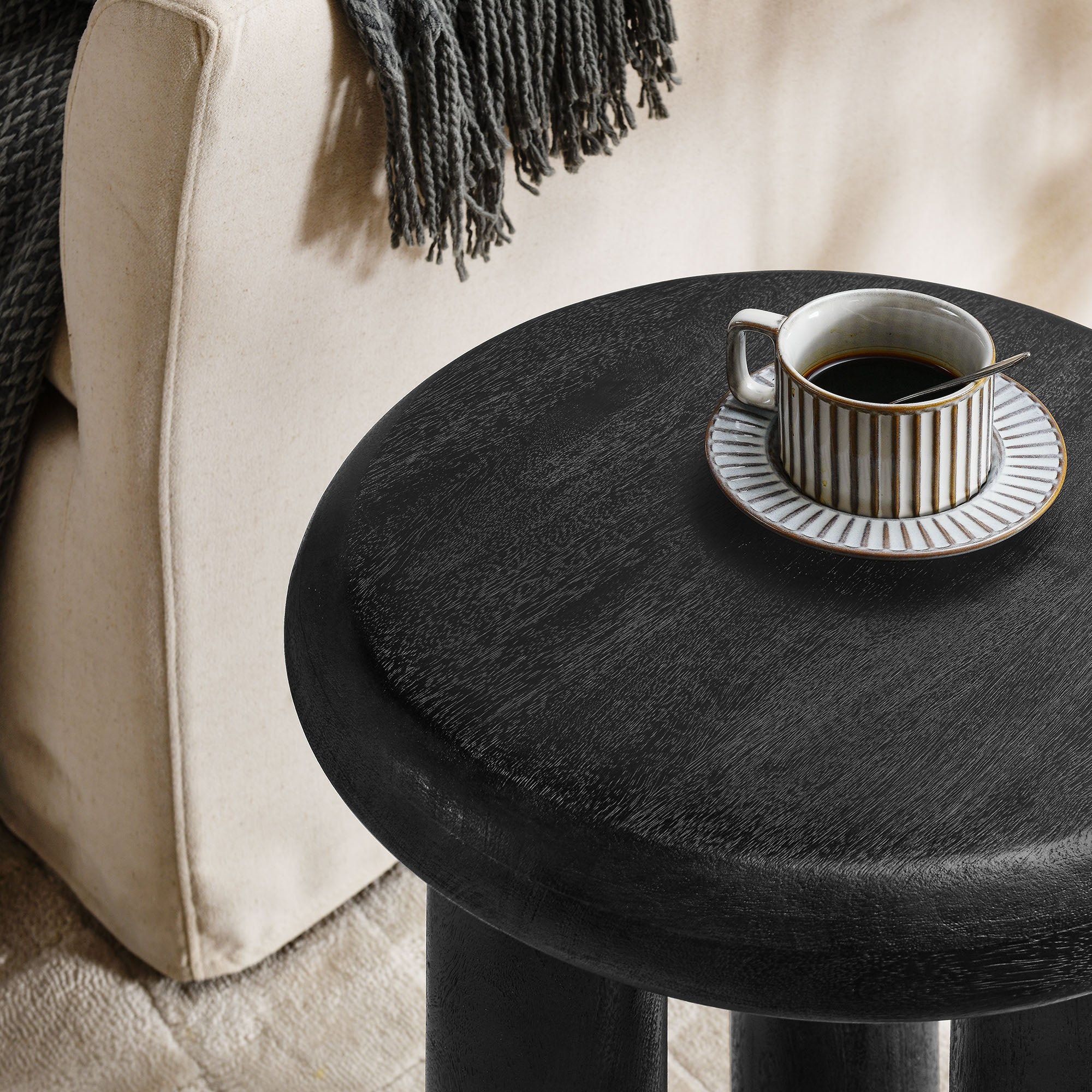 Mavina Mango Wood Side Table by Modway - Image 5