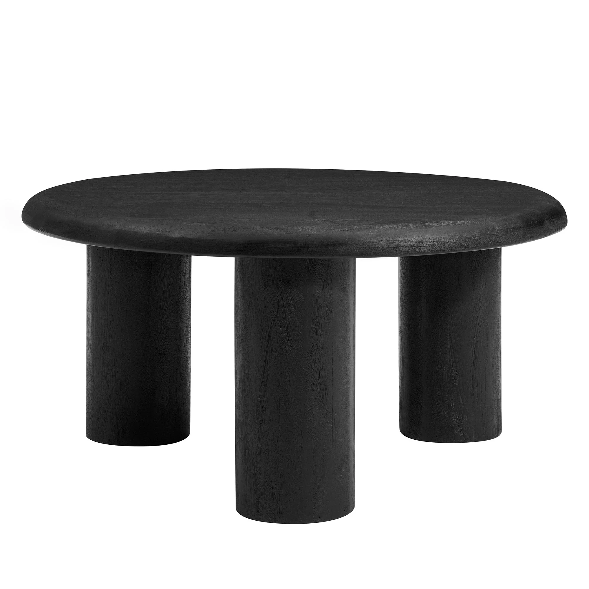 Mavina Round Mango Wood Coffee Table by Modway - Image 2