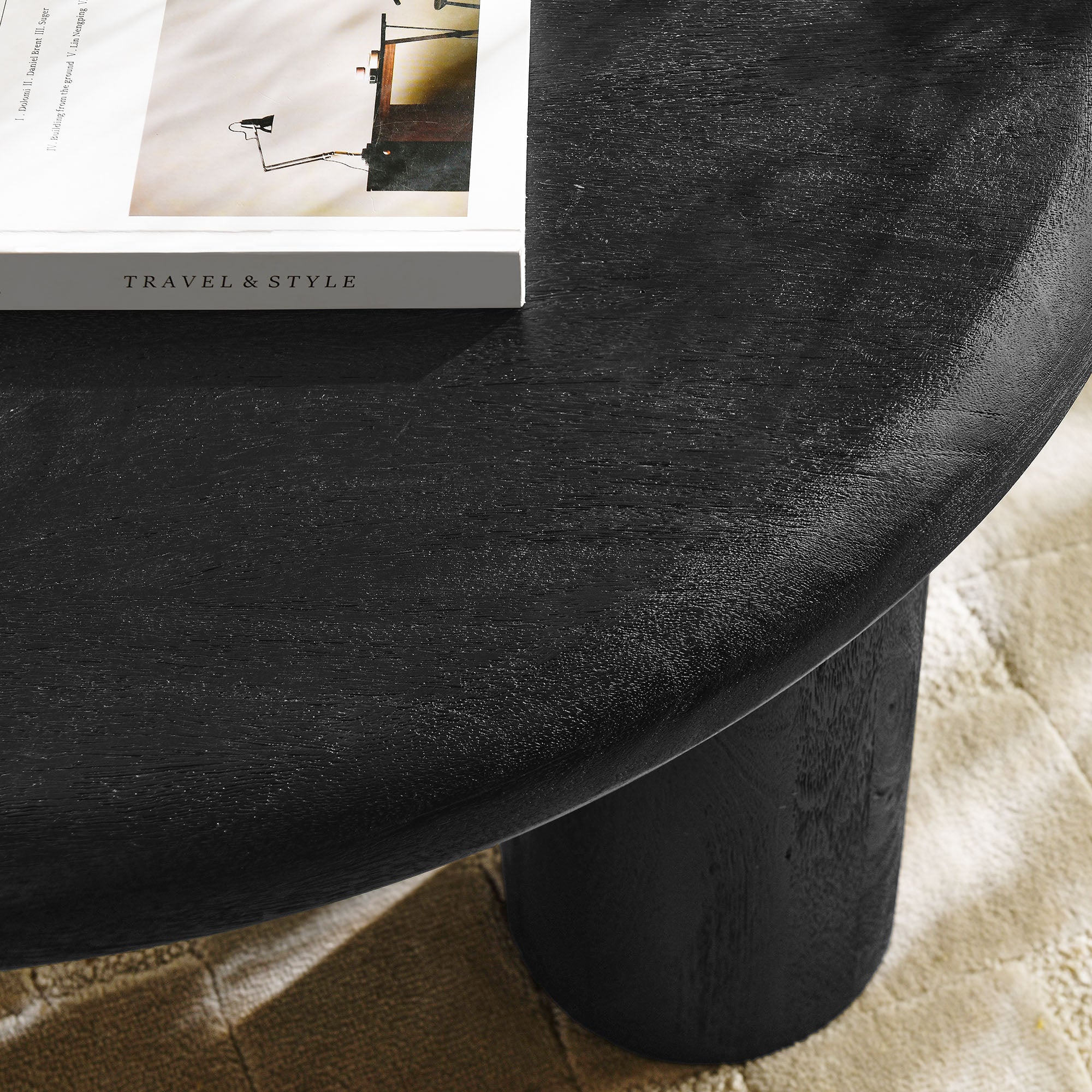 Mavina Round Mango Wood Coffee Table by Modway - Image 6