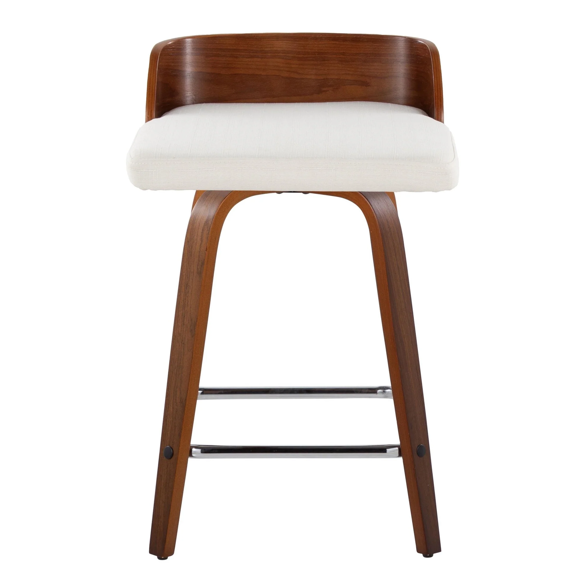Maya 24" Fixed-Height Counter Stool - Set of 2 By LumiSource - B24-MAYAFB-GRTZS2 WLWLCHAR2 - Image 20