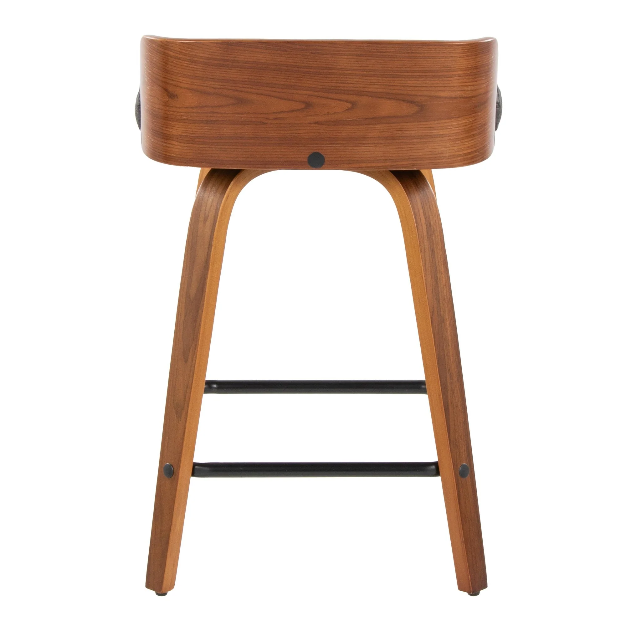 Maya 24" Fixed-Height Counter Stool - Set of 2 By LumiSource - B24-MAYAFB-GRTZX2 WLWLCHAR2 - Image 10