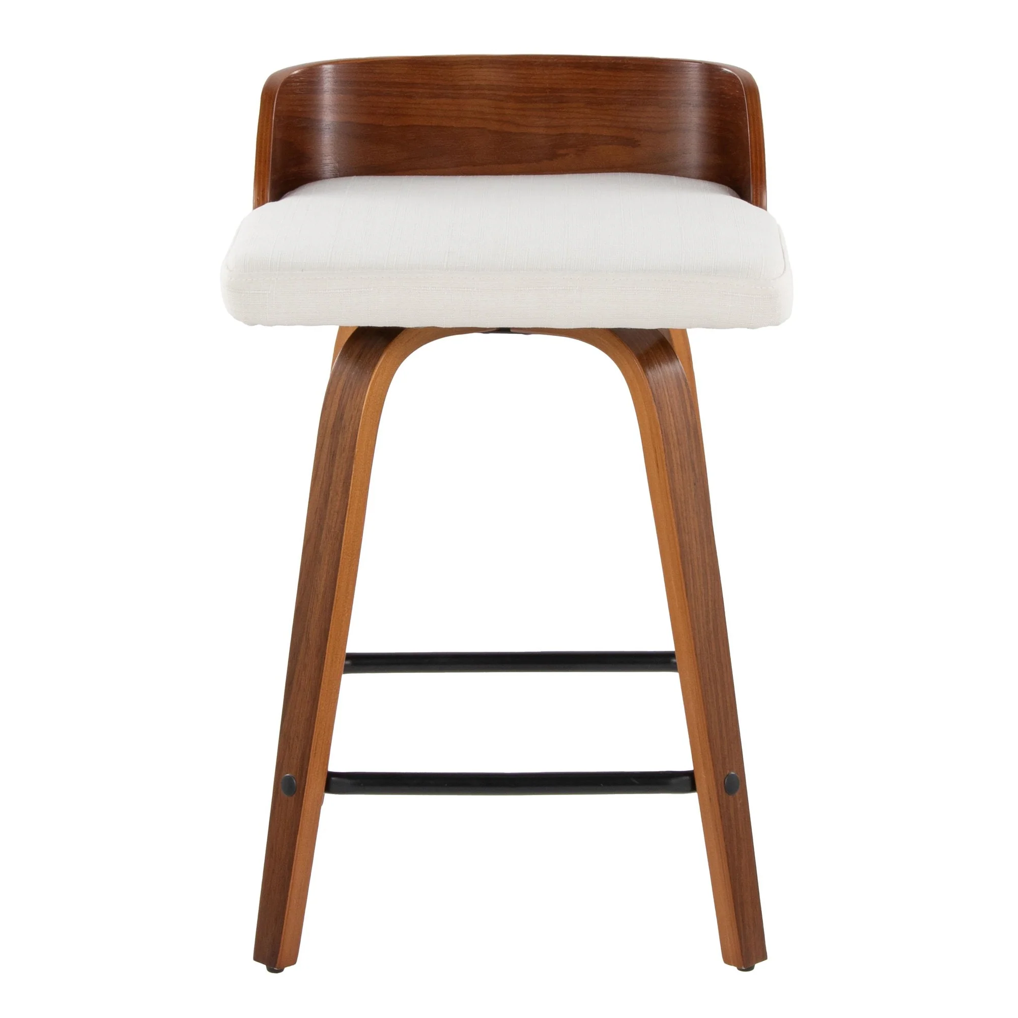 Maya 24" Fixed-Height Counter Stool - Set of 2 By LumiSource - B24-MAYAFB-GRTZX2 WLWLCHAR2 - Image 19