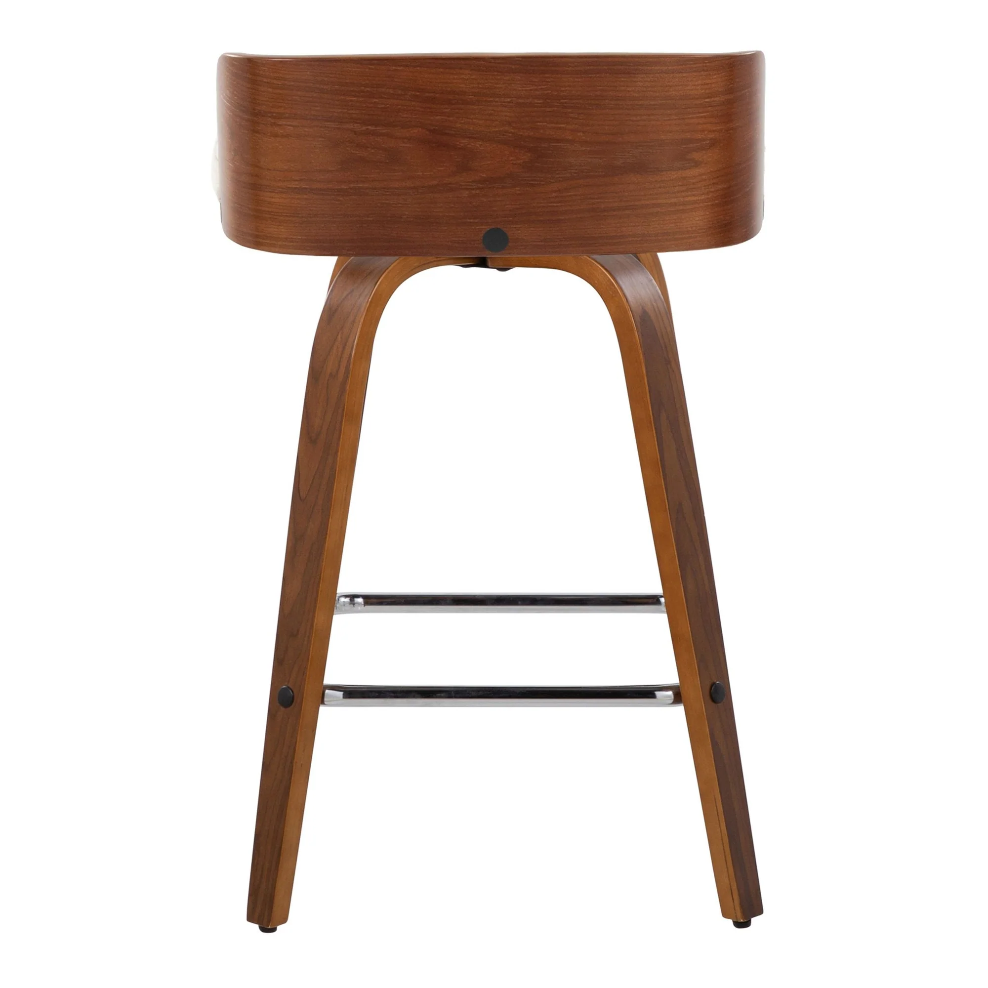 Maya 26" Fixed-Height Counter Stool - Set of 2 By LumiSource - B26-MAYAFB-GRTZS2 WLWLCHAR2 - Image 21