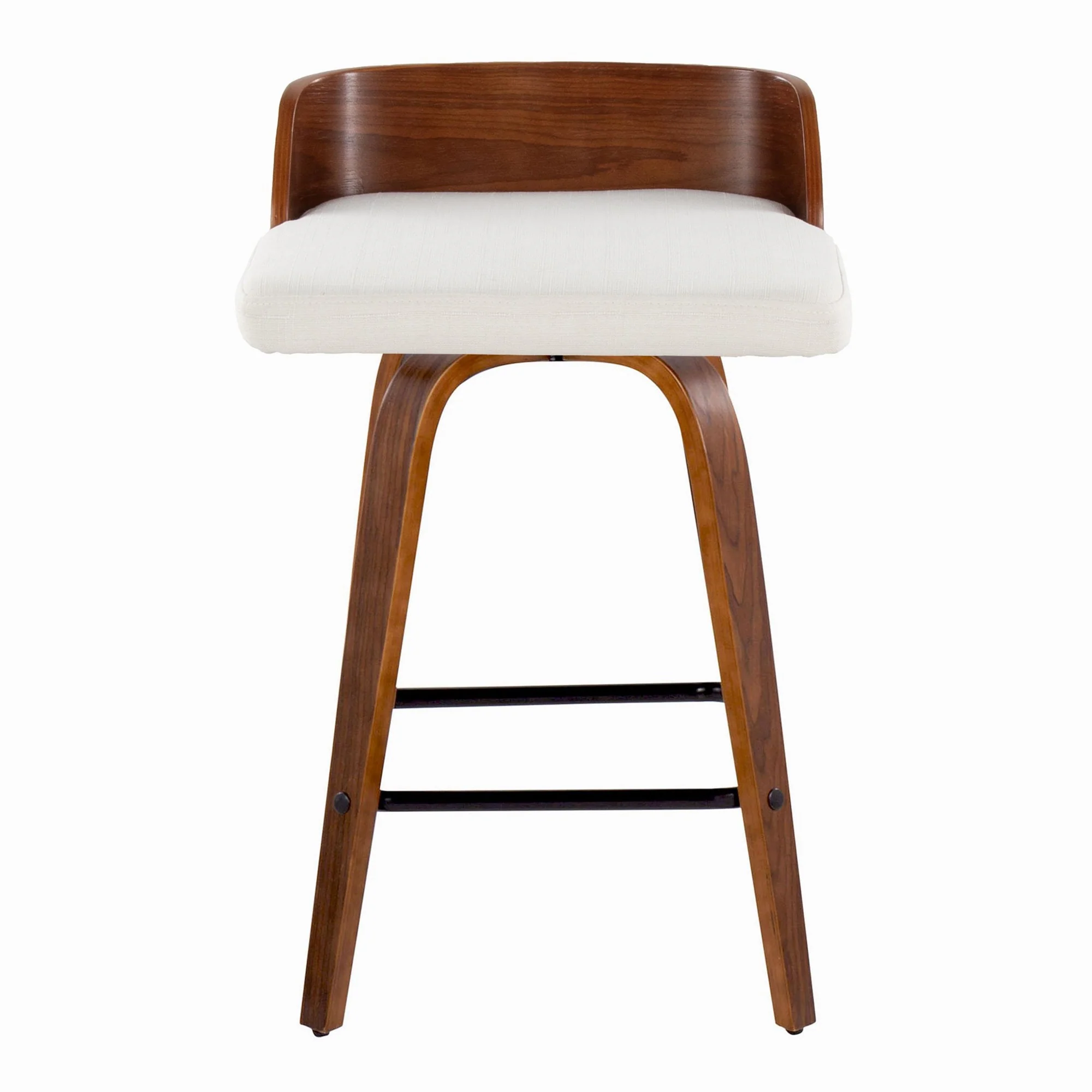 Maya 26" Fixed-Height Counter Stool - Set of 2 By LumiSource - B26-MAYAFB-GRTZX2 WLWLCHAR2 - Image 19