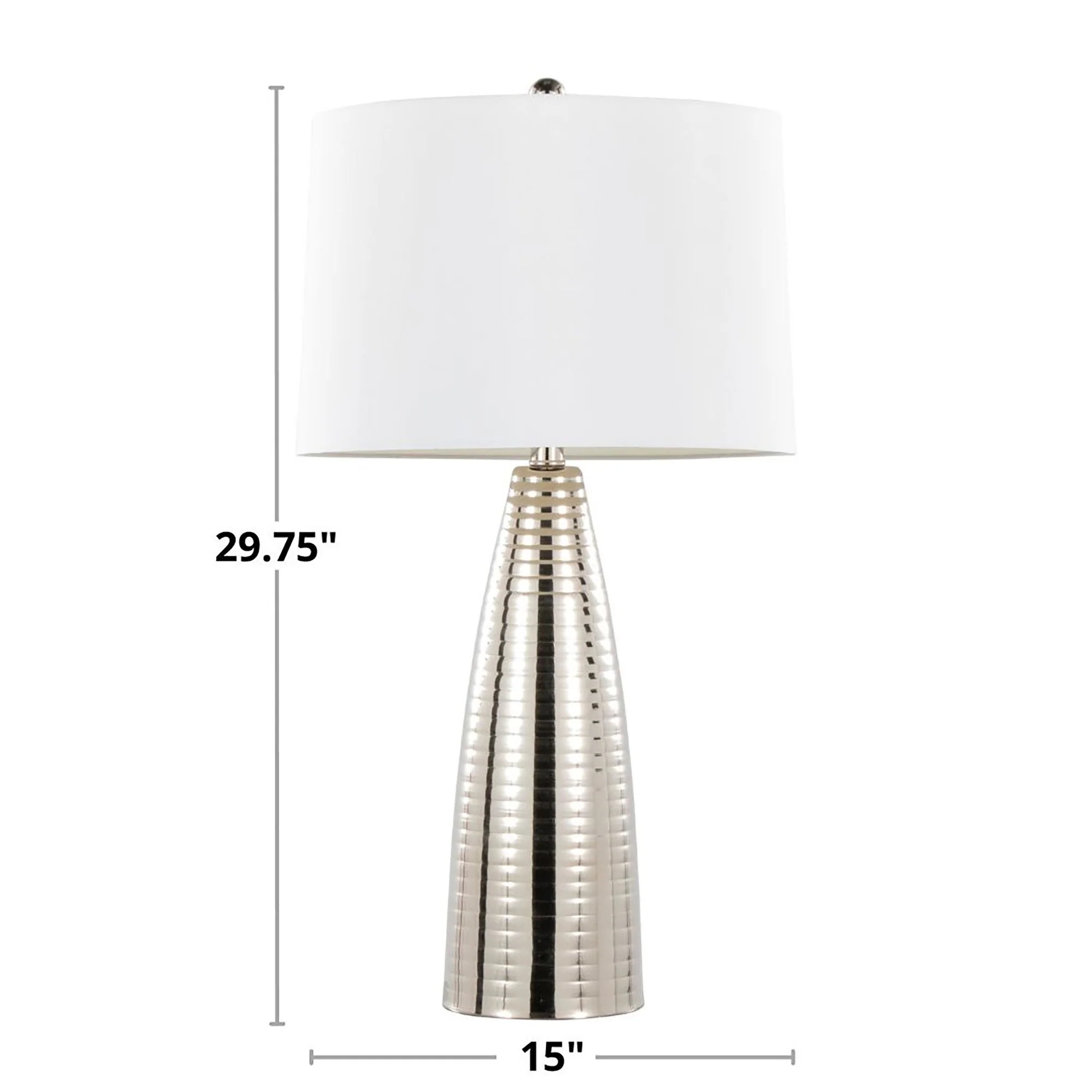 Maya 27" Metal Table Lamp - Set of 2 By LumiSource - GTS28-MAYA AUW2 - Image 12