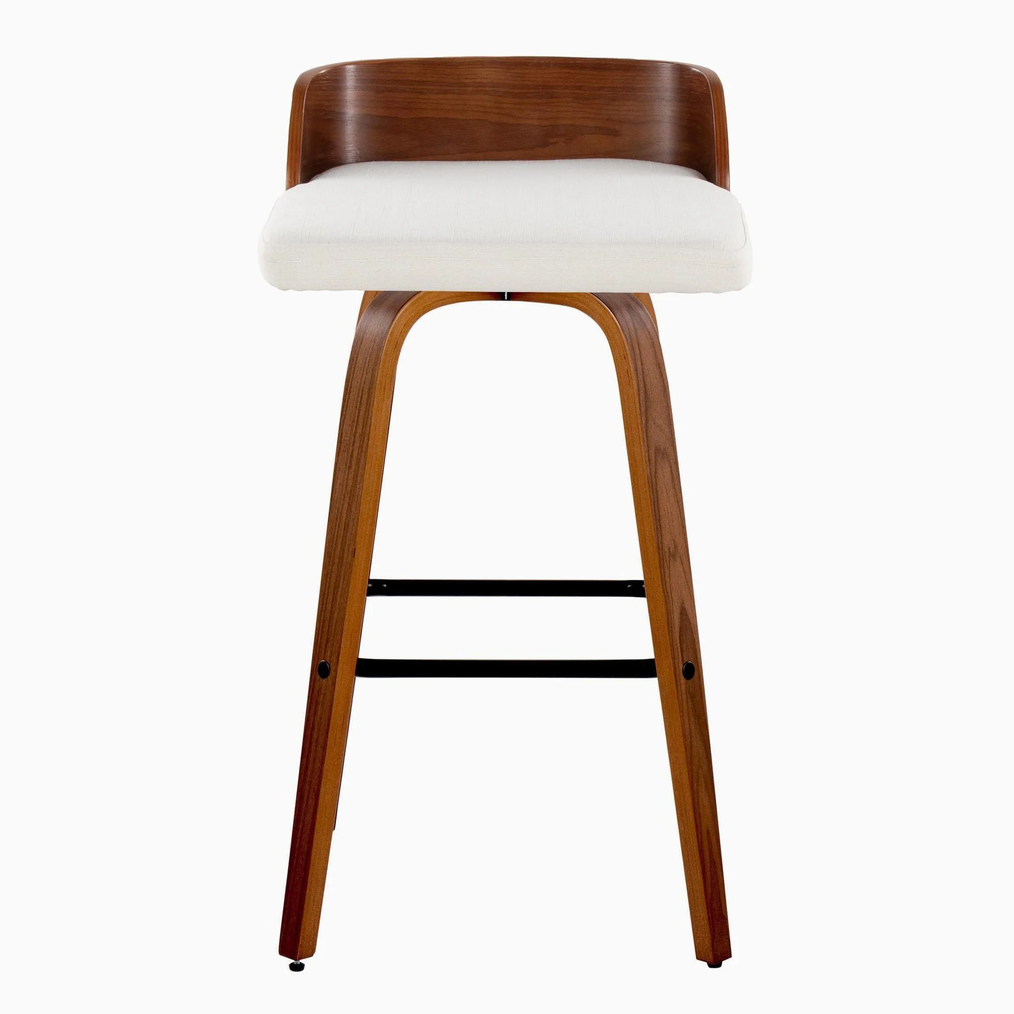 Maya 30" Fixed-Height Barstool - Set of 2 By LumiSource - B30-MAYAFB-GRTZX2 WLWLCHAR2 - Image 18