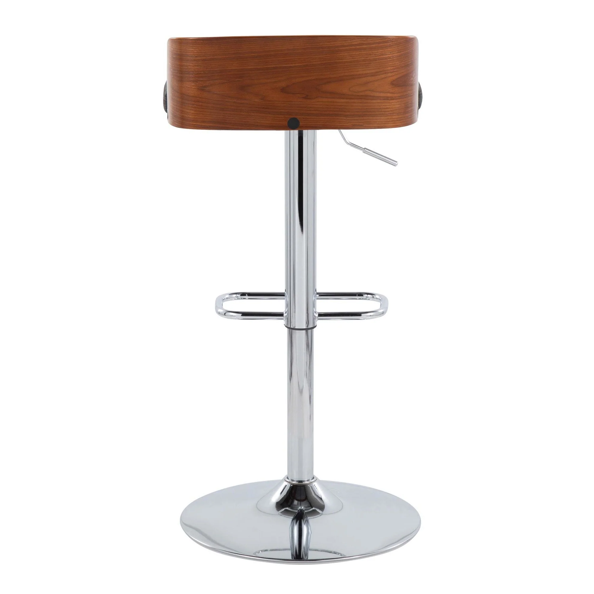 Maya Adjustable Barstool - Set of 2 By LumiSource - BS-MAYAFB-RR2 CHRWLCHAR2 - Image 11