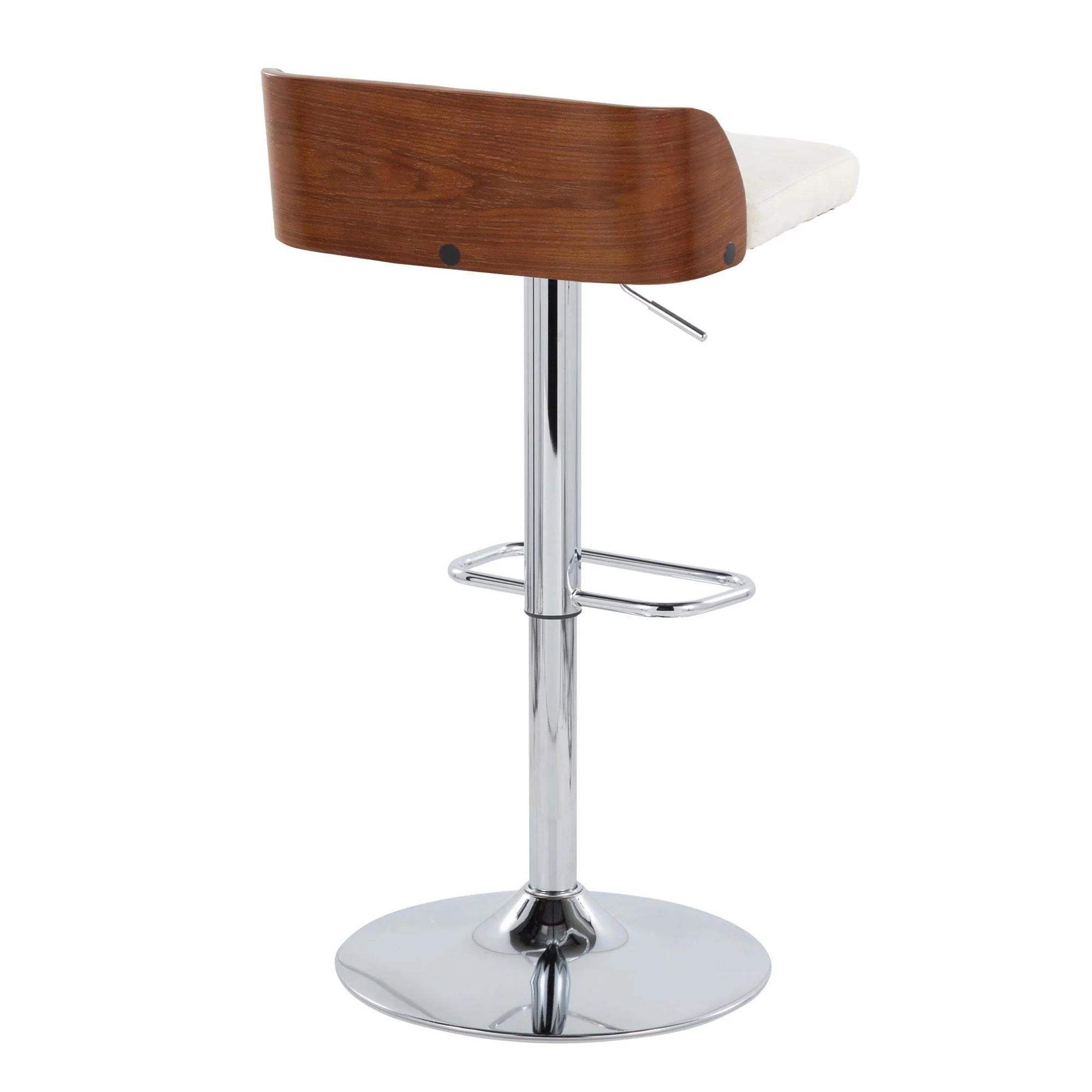 Maya Adjustable Barstool - Set of 2 By LumiSource - BS-MAYAFB-RR2 CHRWLCHAR2 - Image 19