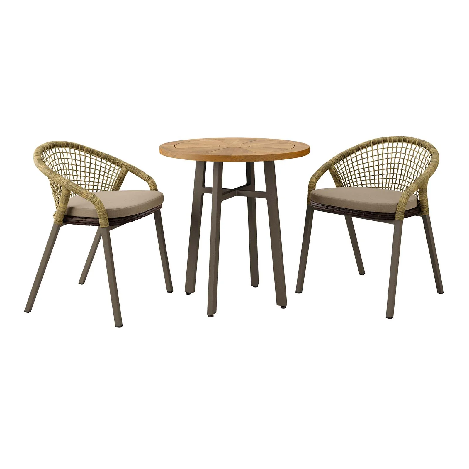 Meadow 3-Piece Outdoor Patio Dining Set By Modway - EEI-5673 - Image 2