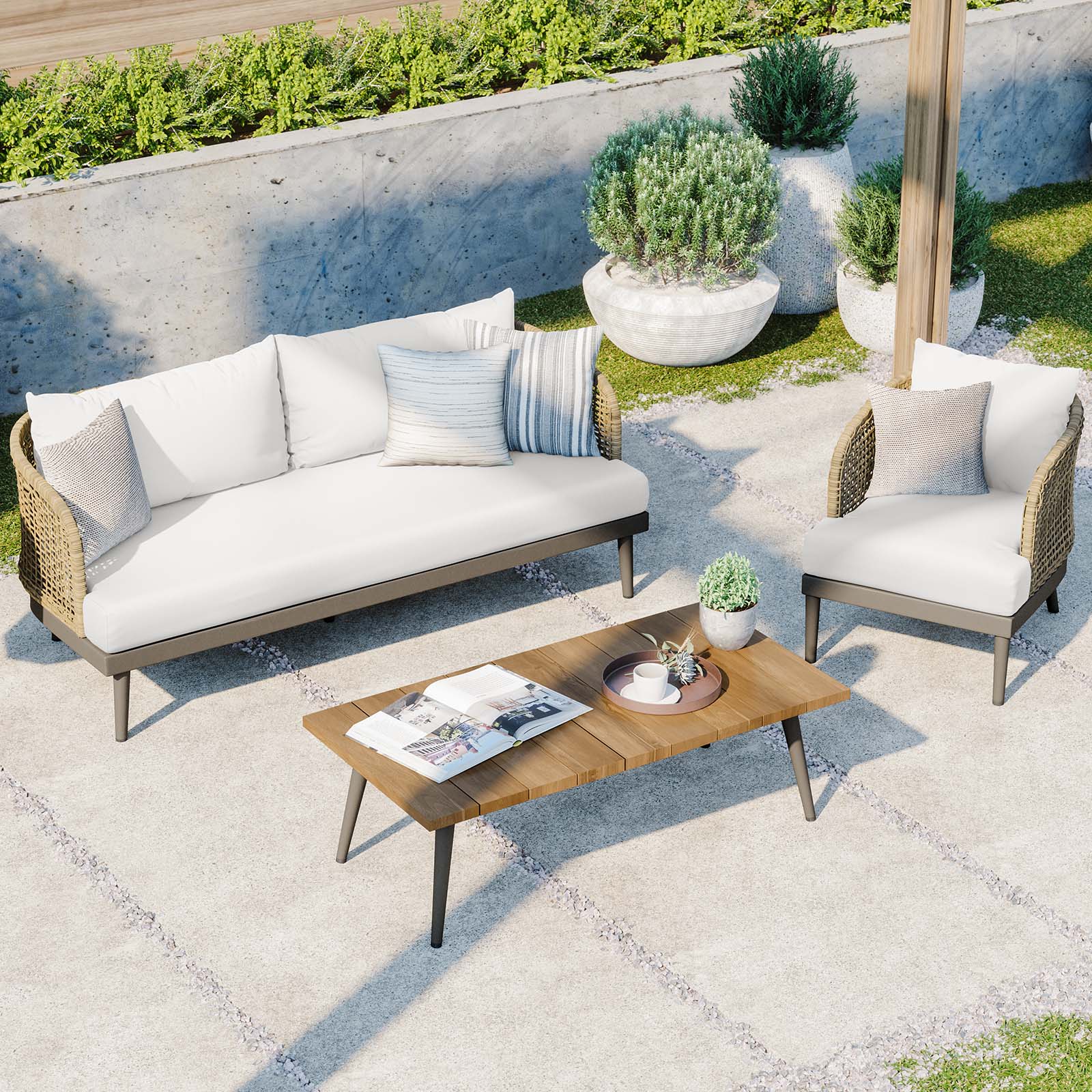 Meadow 3-Piece Outdoor Patio Set By Modway - EEI-5762 - Image 18