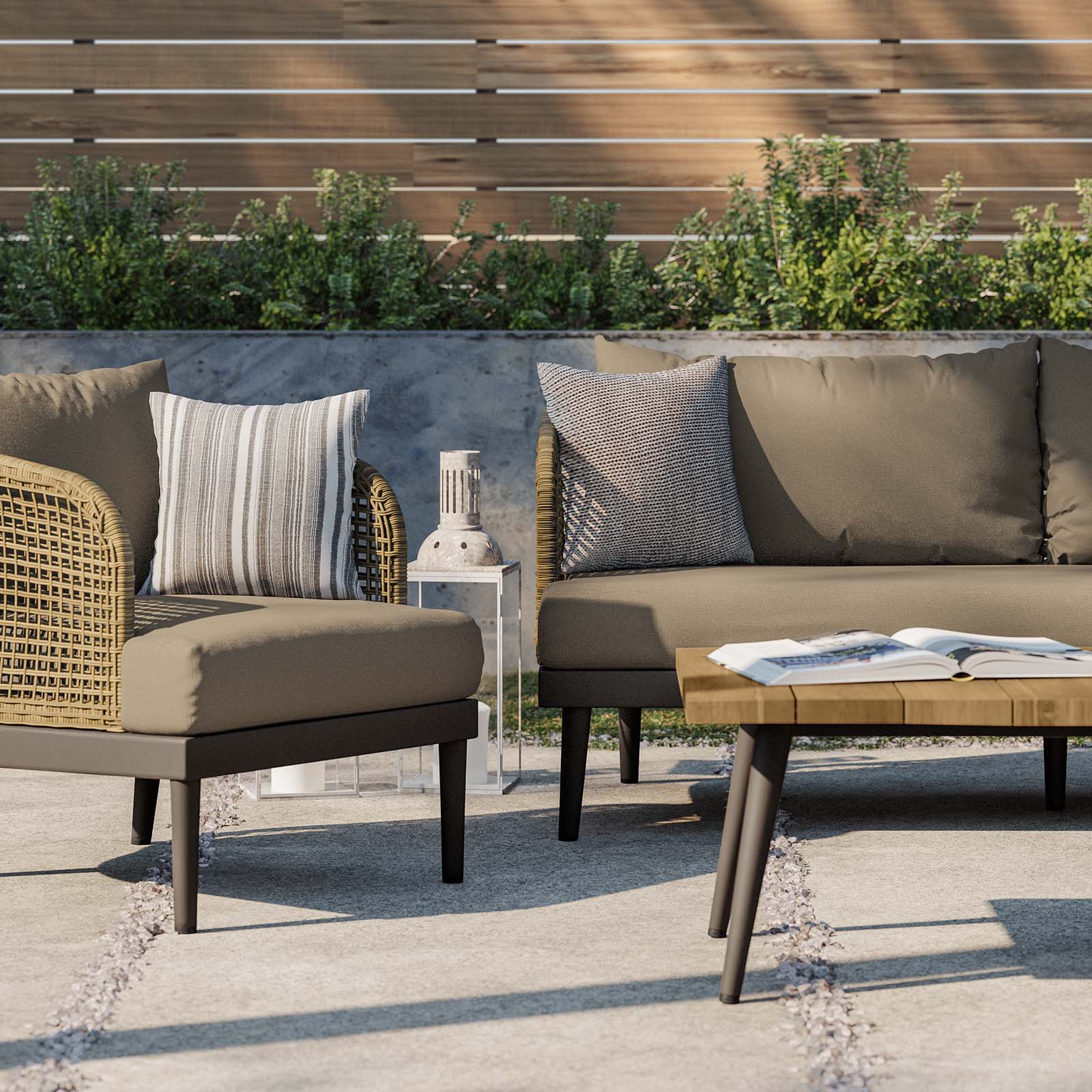 Meadow 4-Piece Outdoor Patio Set By Modway - EEI-5672 - Image 10