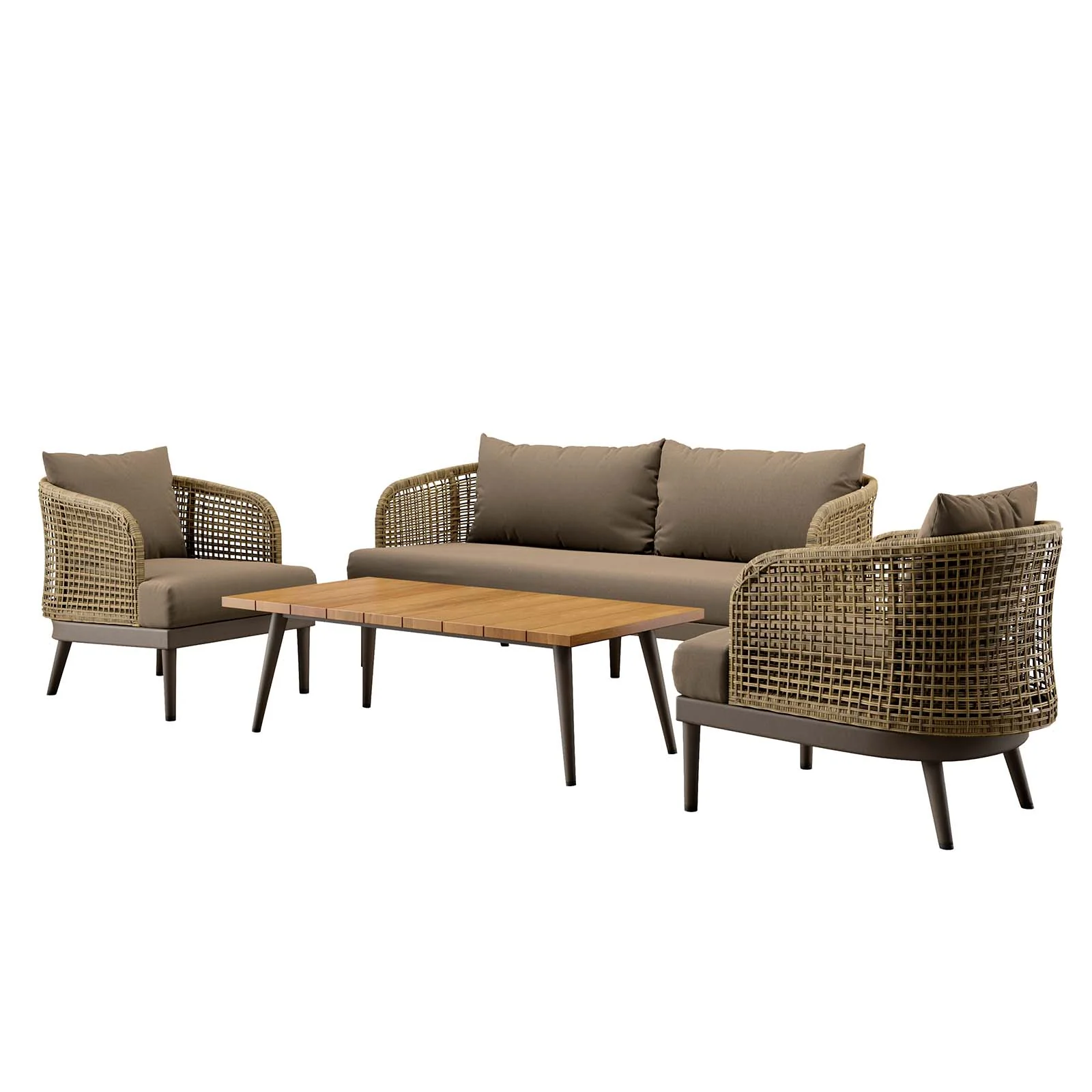 Meadow 4-Piece Outdoor Patio Set By Modway - EEI-5672 - Image 2