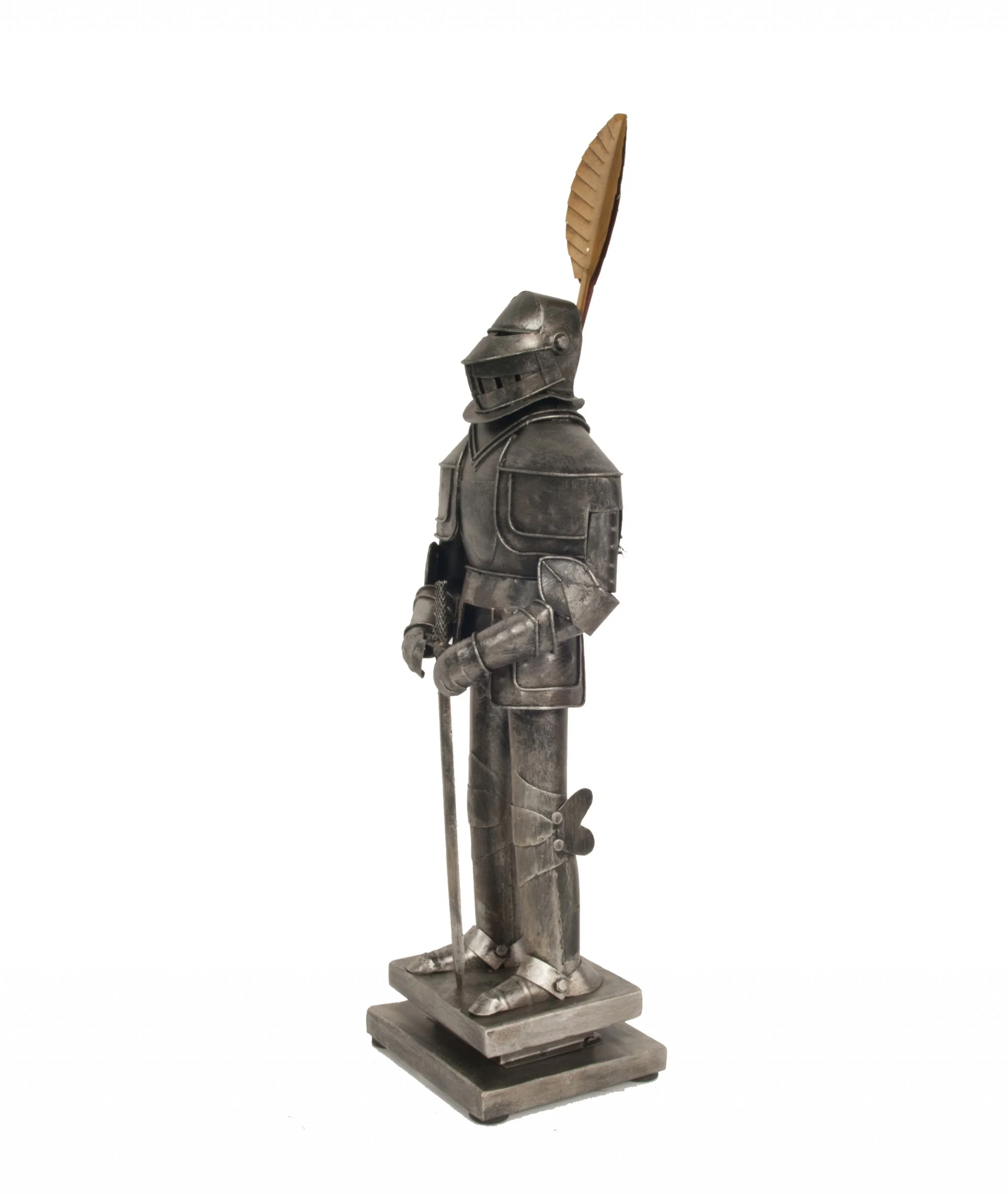Medieval Armor Suit Tin Antique Decor By Homeroots - Image 2