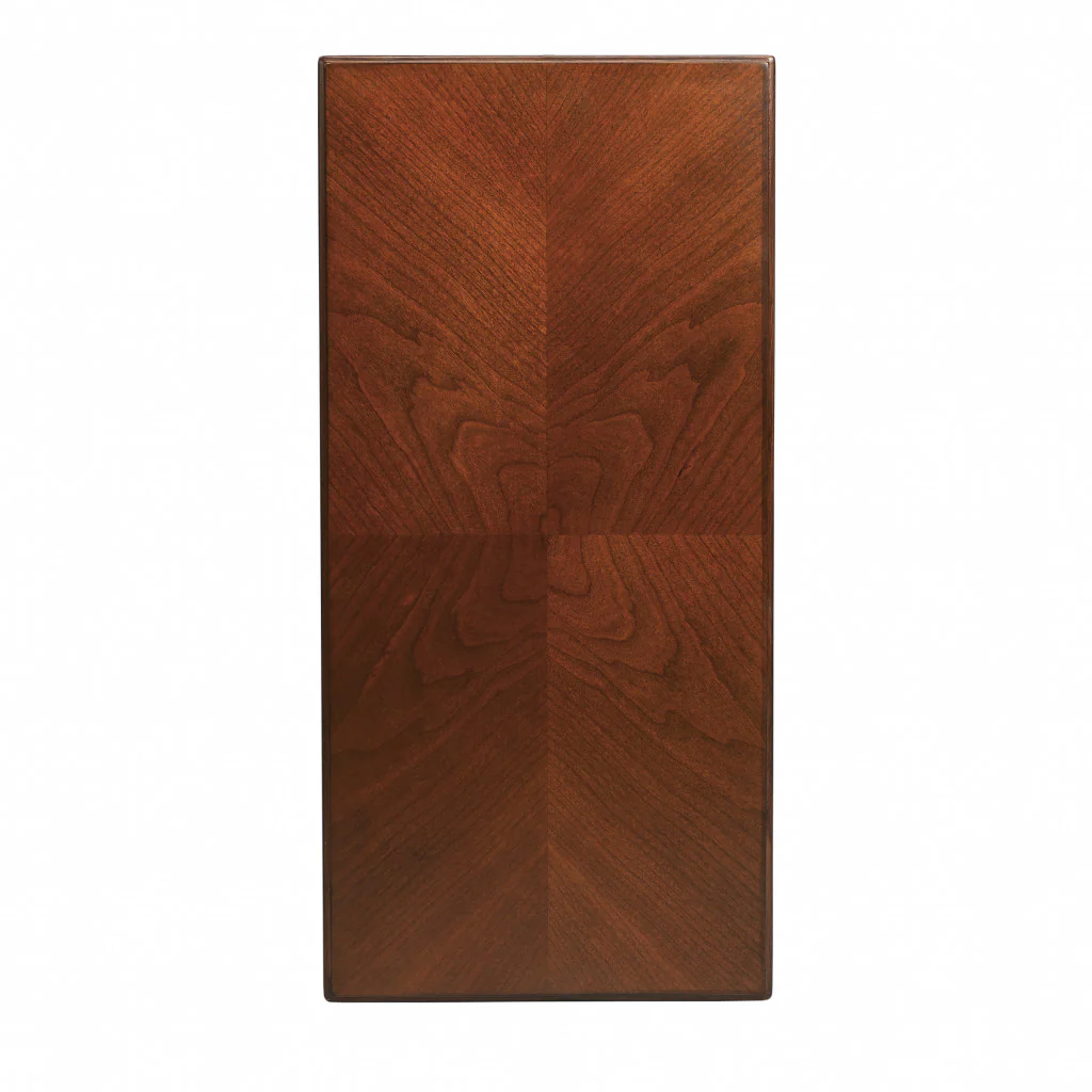 Medium Brown Manufactured Wood Rectangular End Table With Four Drawers And Shelf By Homeroots - Image 2