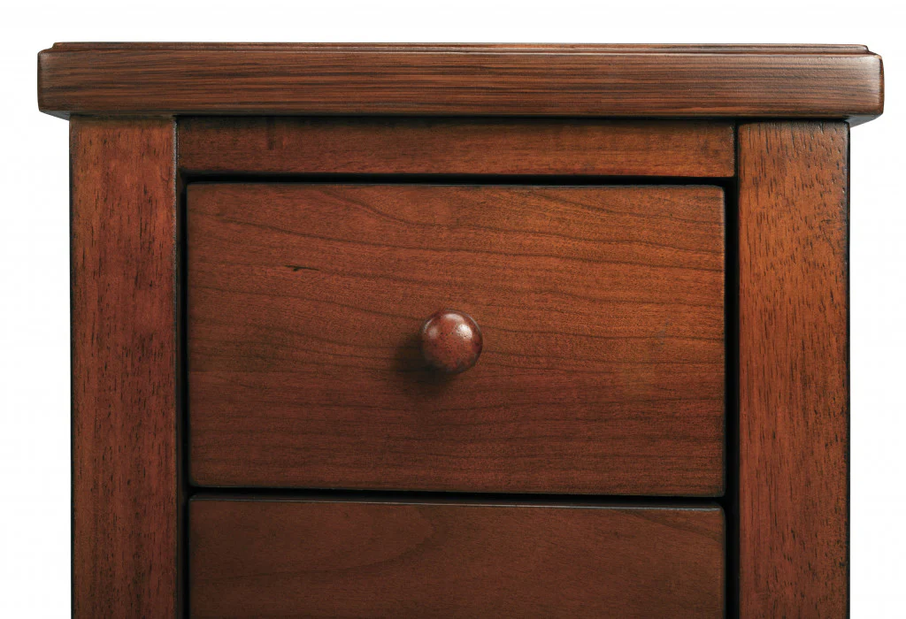 Medium Brown Manufactured Wood Rectangular End Table With Four Drawers And Shelf By Homeroots - Image 6