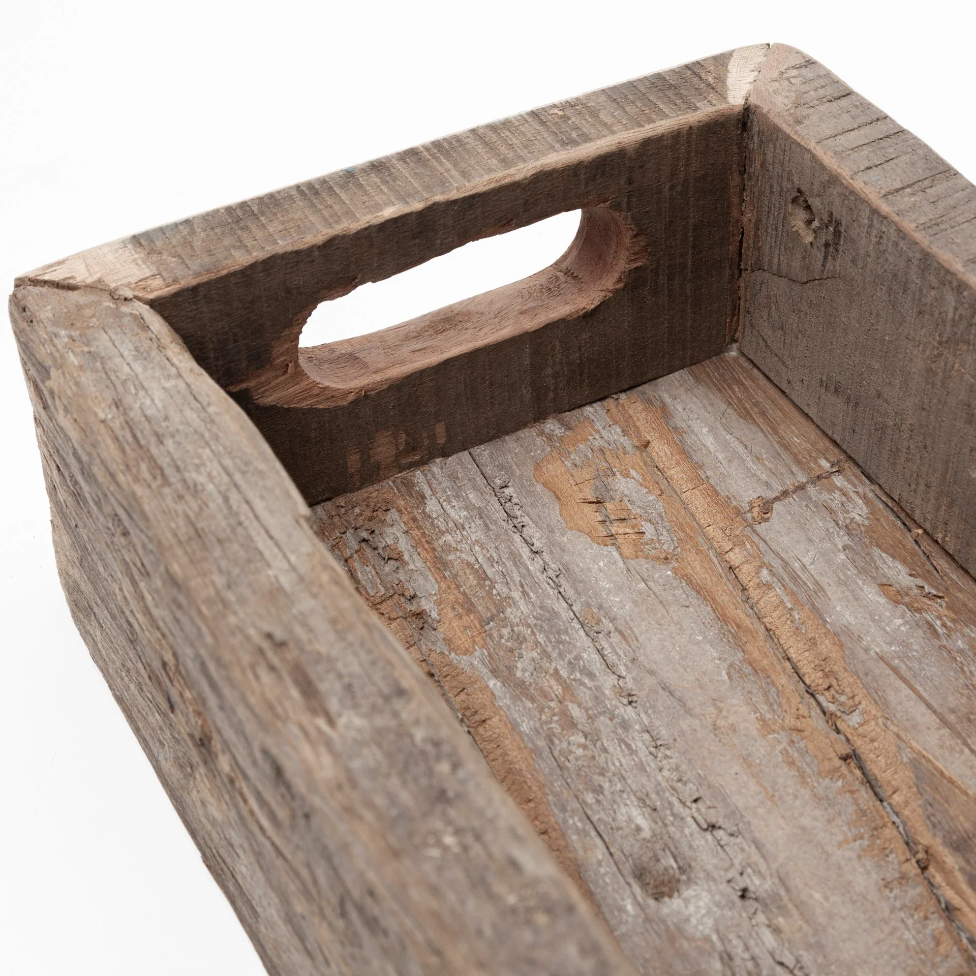 Meduim Natural Brown Reclaimed Wood With Grains And Knots Highlight Tray By Homeroots - Image 5