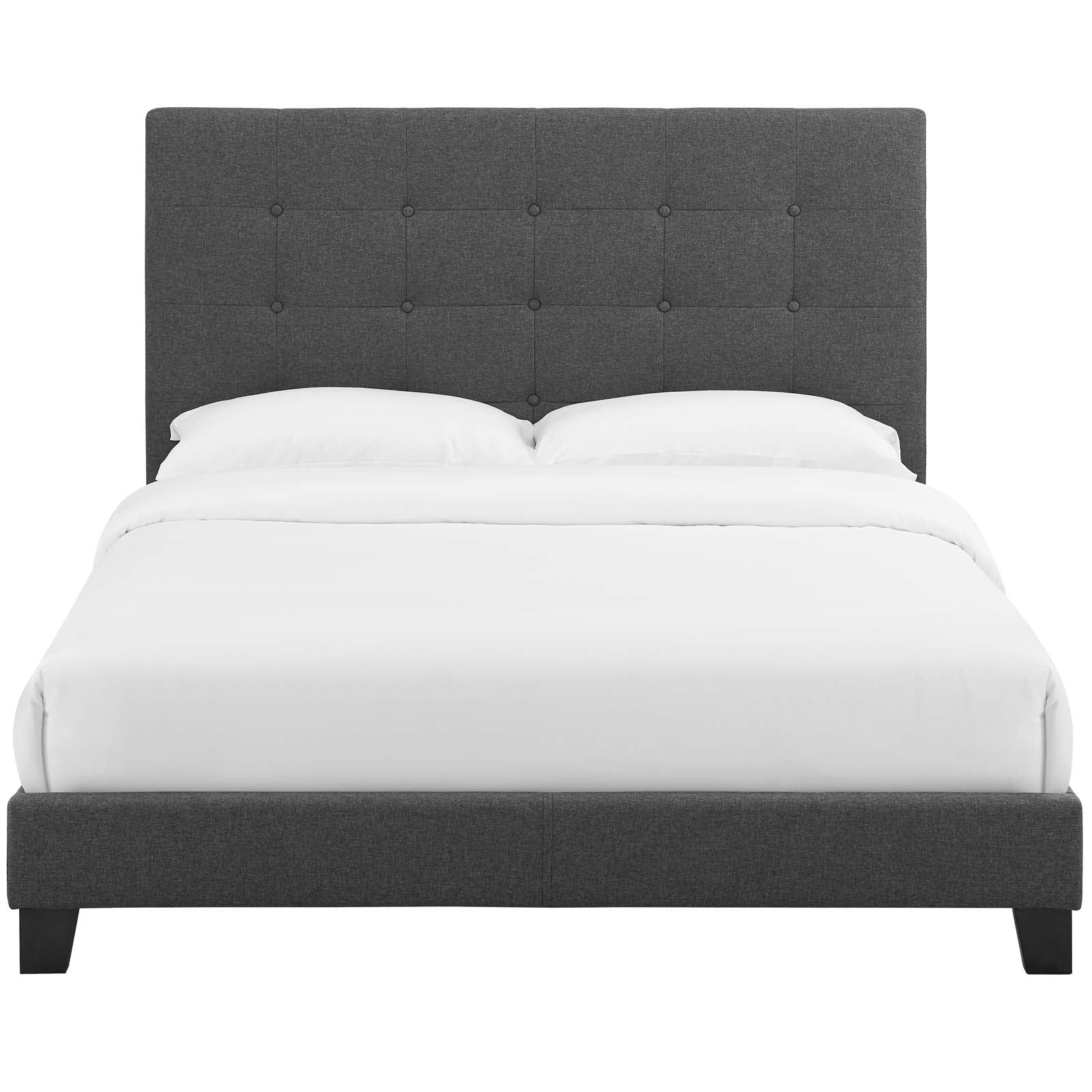 Melanie King Tufted Button Upholstered Fabric Platform Bed By Modway - MOD-5994 - Image 10