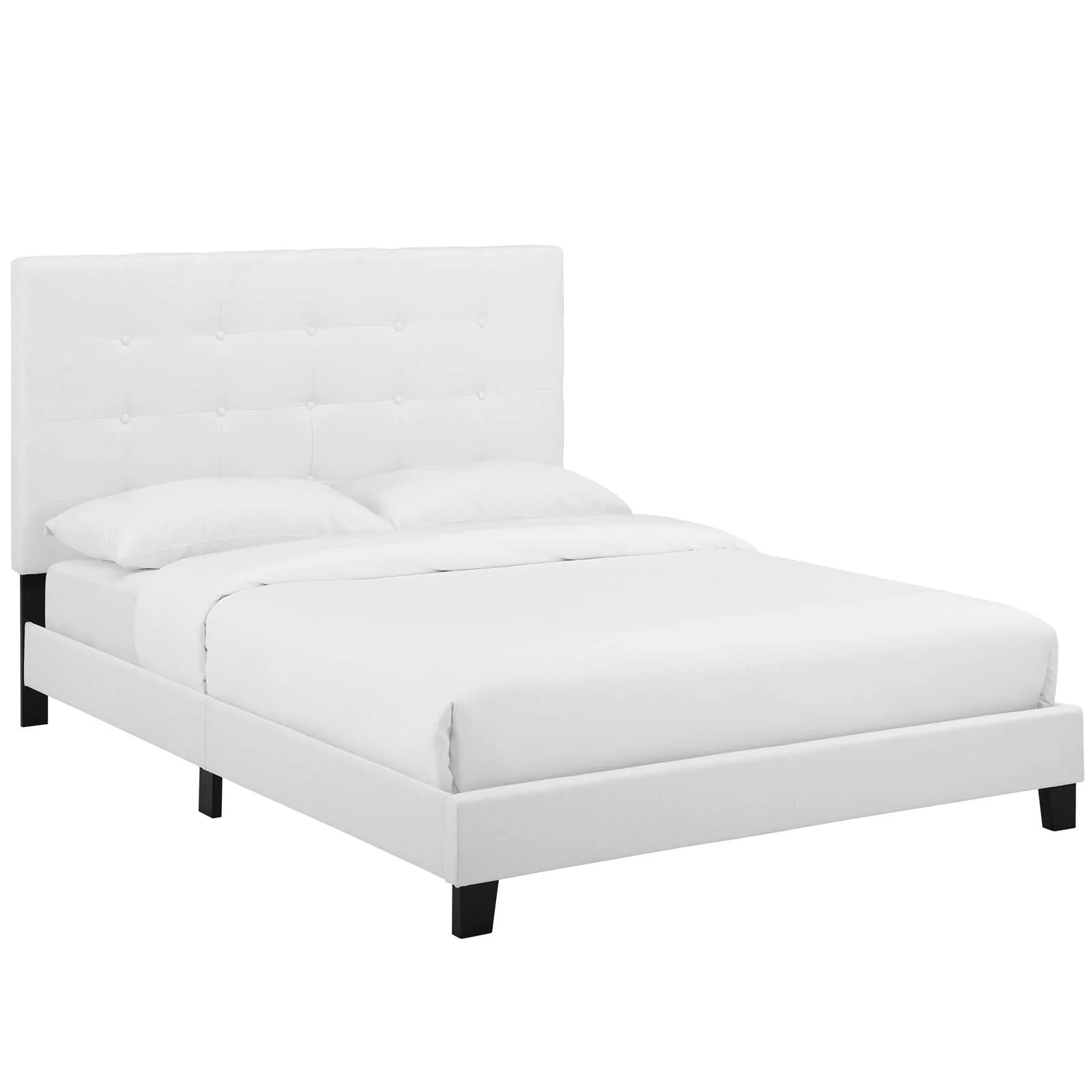 Melanie King Tufted Button Upholstered Fabric Platform Bed By Modway - MOD-5994 - Image 12