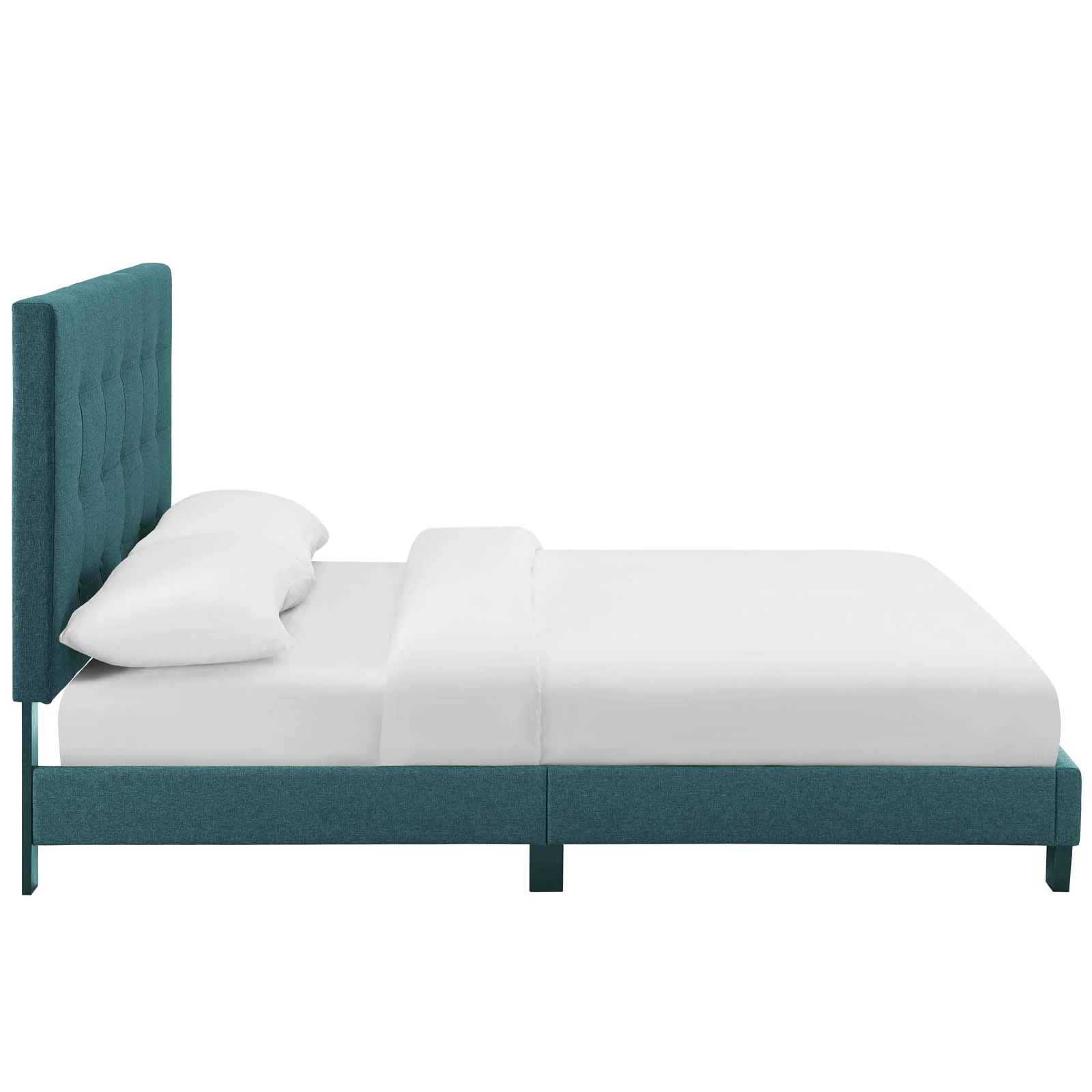 Melanie King Tufted Button Upholstered Fabric Platform Bed By Modway - MOD-5994 - Image 18
