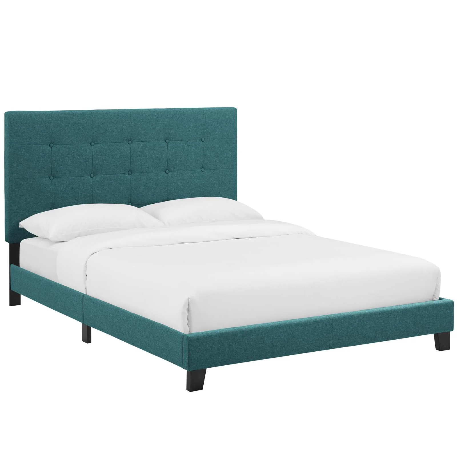Melanie King Tufted Button Upholstered Fabric Platform Bed By Modway - MOD-5994 - Image 19