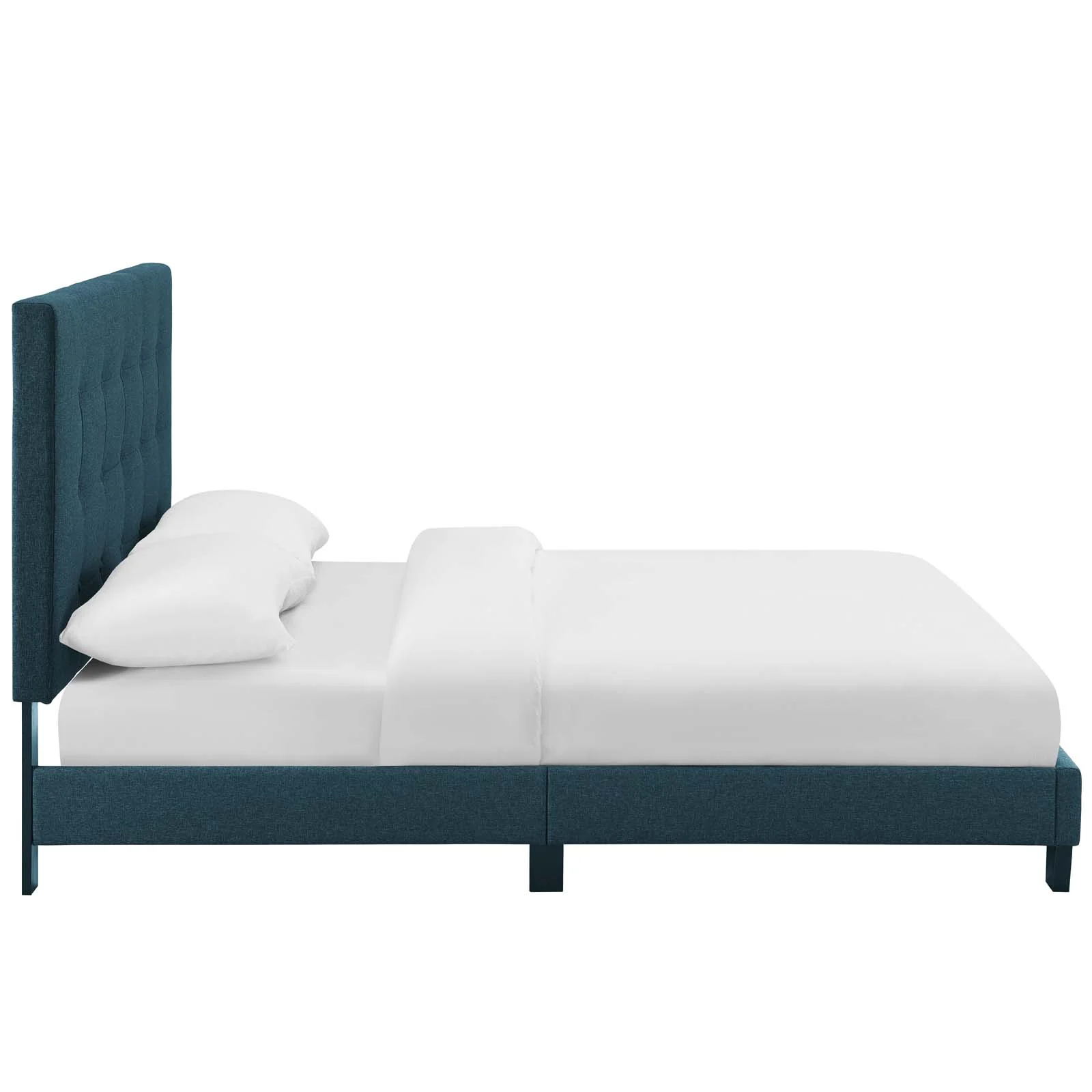 Melanie King Tufted Button Upholstered Fabric Platform Bed By Modway - MOD-5994 - Image 4