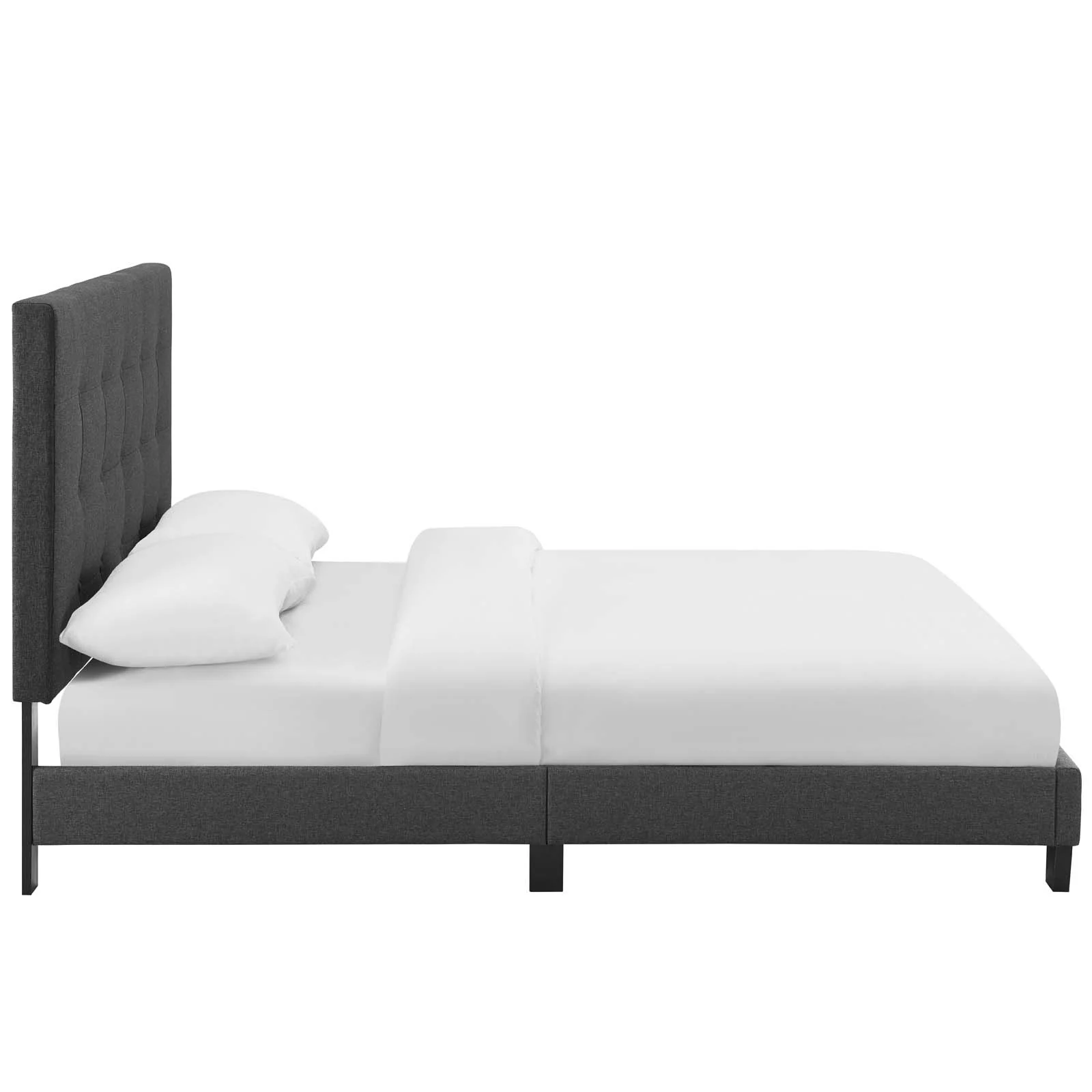 Melanie King Tufted Button Upholstered Fabric Platform Bed By Modway - MOD-5994 - Image 9