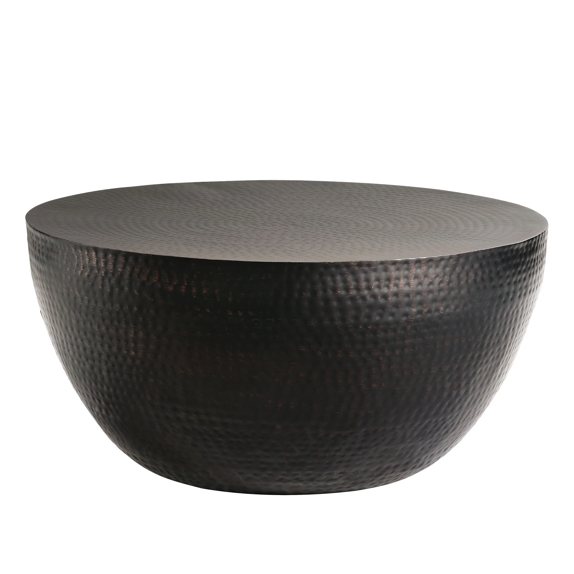 Mella 32 Inch Metal Hammered Coffee Table by Modway - Image 2