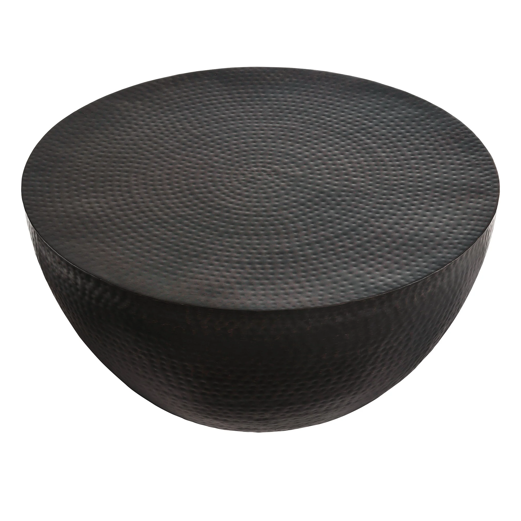 Mella 32 Inch Metal Hammered Coffee Table by Modway - Image 3