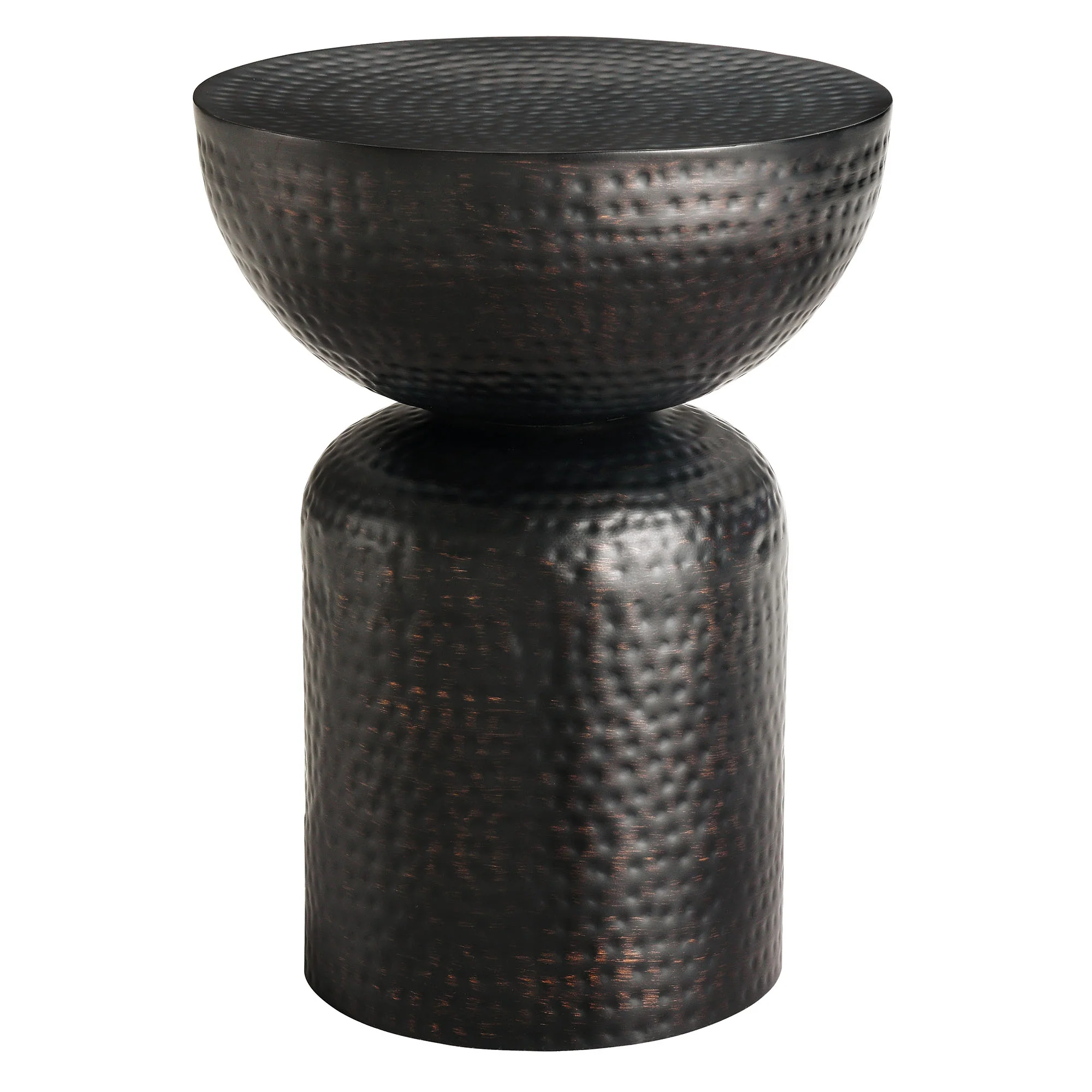 Mella Metal Hammered Side Table by Modway - Image 2