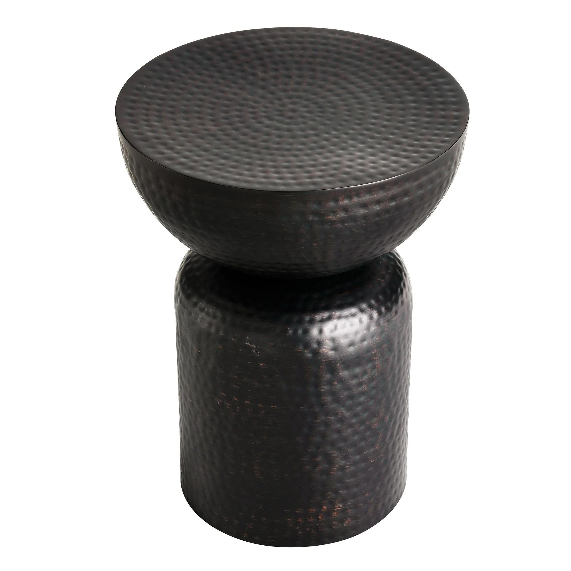 Mella Metal Hammered Side Table by Modway - Image 3