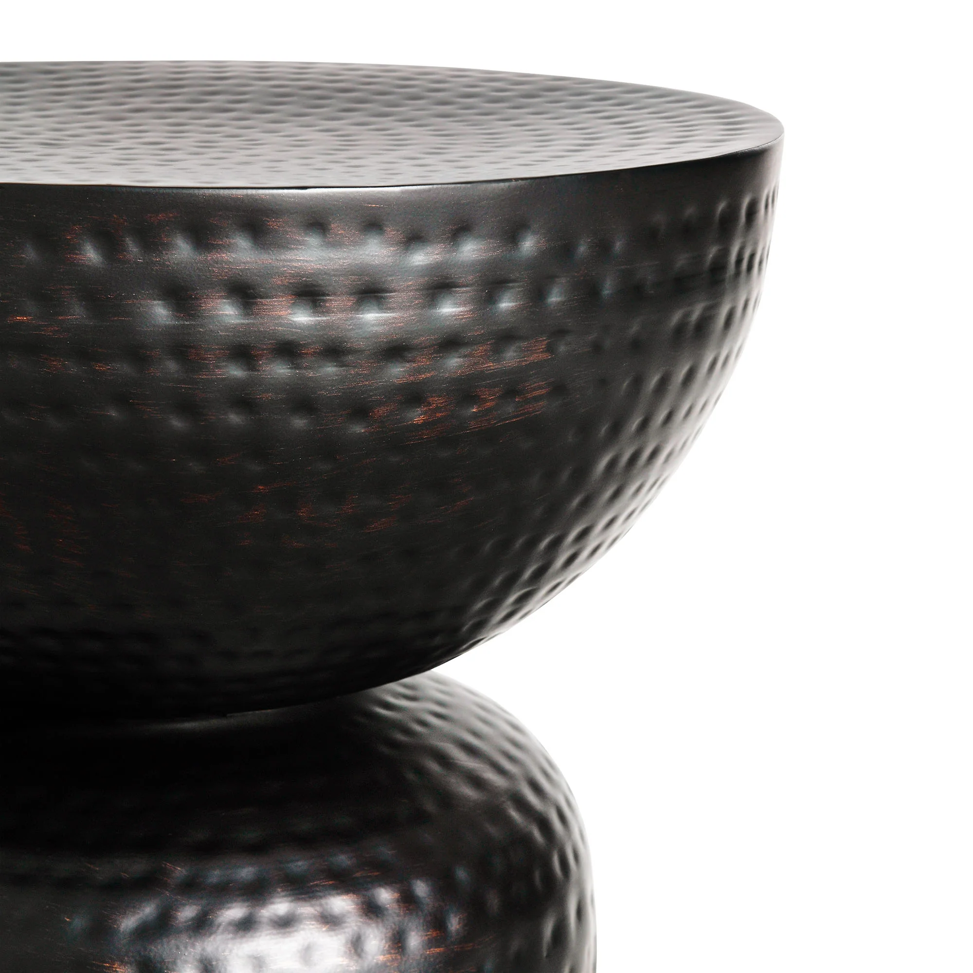 Mella Metal Hammered Side Table by Modway - Image 4