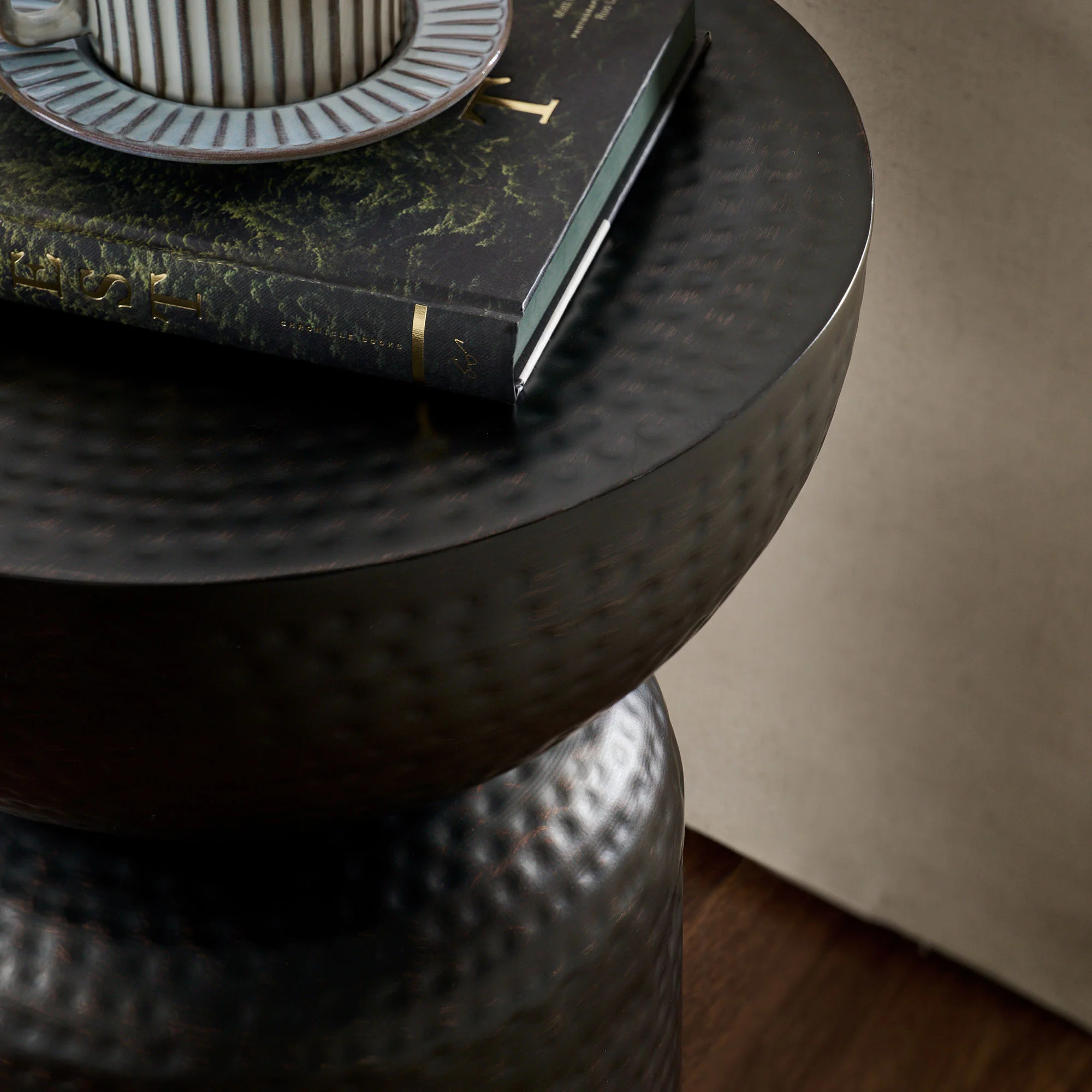 Mella Metal Hammered Side Table by Modway - Image 5