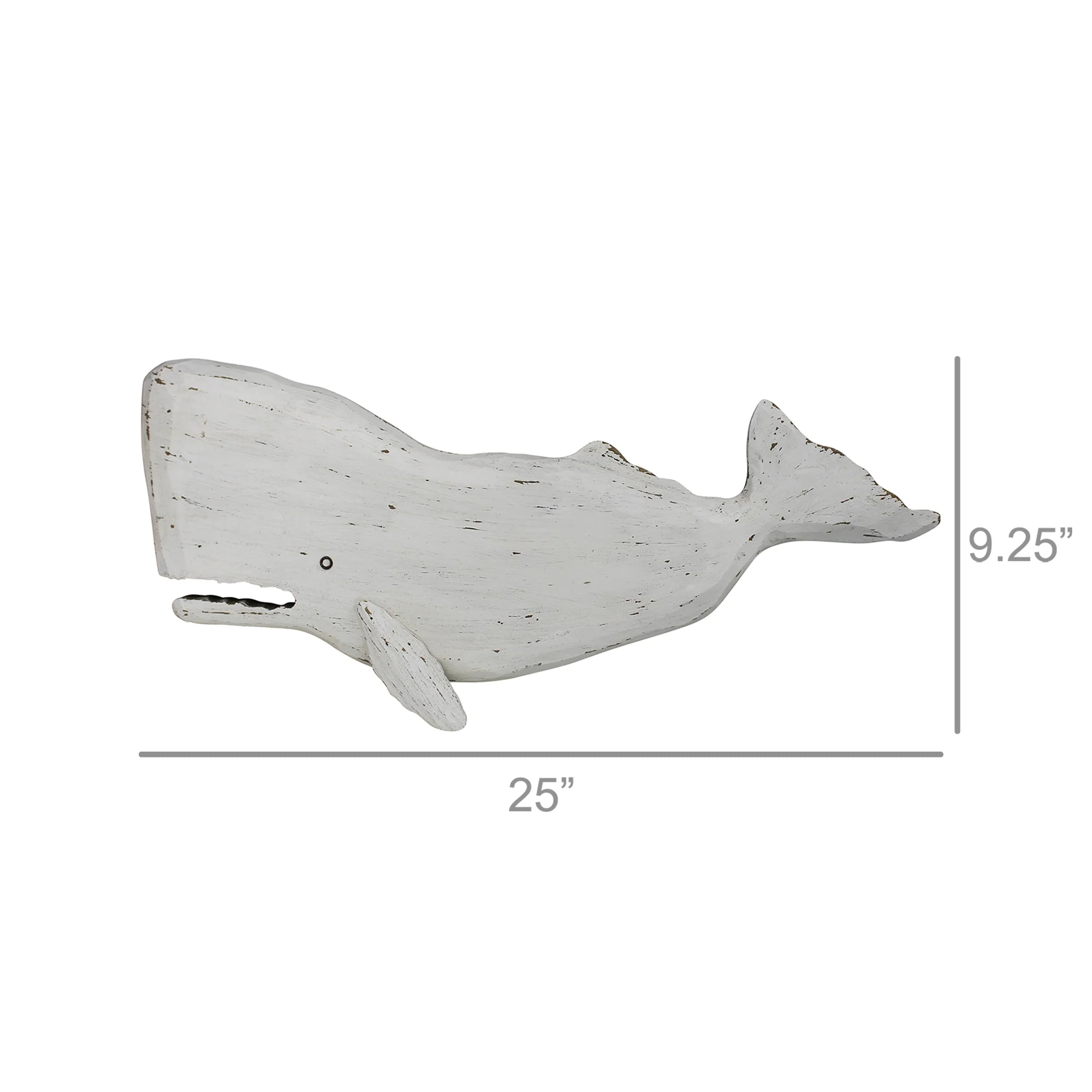 Melville Sperm Whale, Wood, White By HomArt - Image 2
