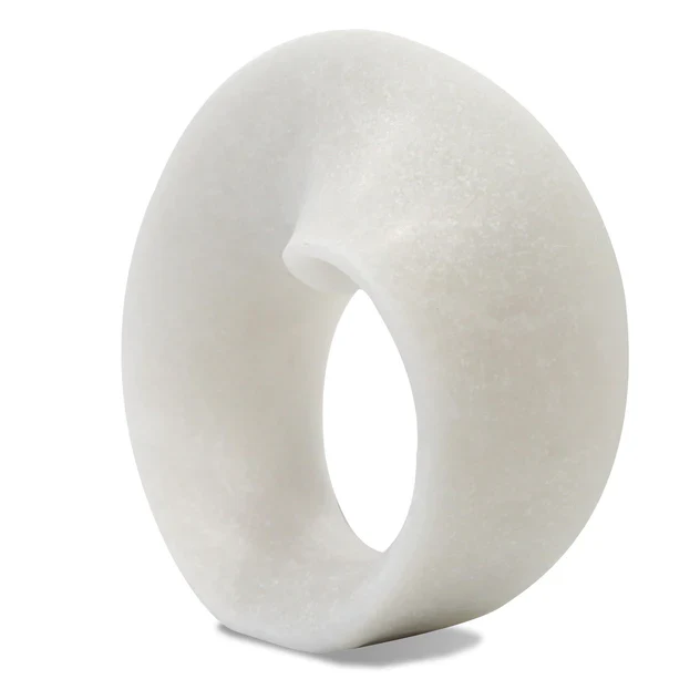 Mercury 7.5"H Sculpture, Cream By Gold Leaf Design Group - Image 9