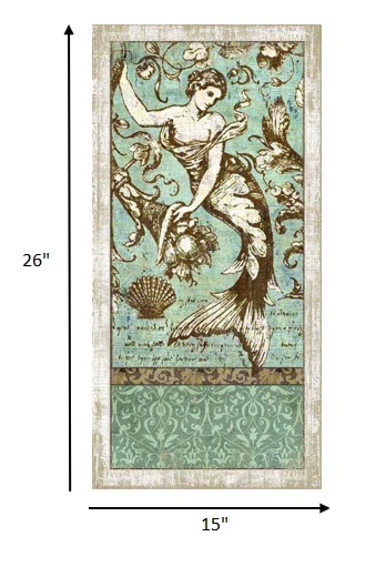 Mermaid Goddess Wall Décor By Homeroots - Image 4