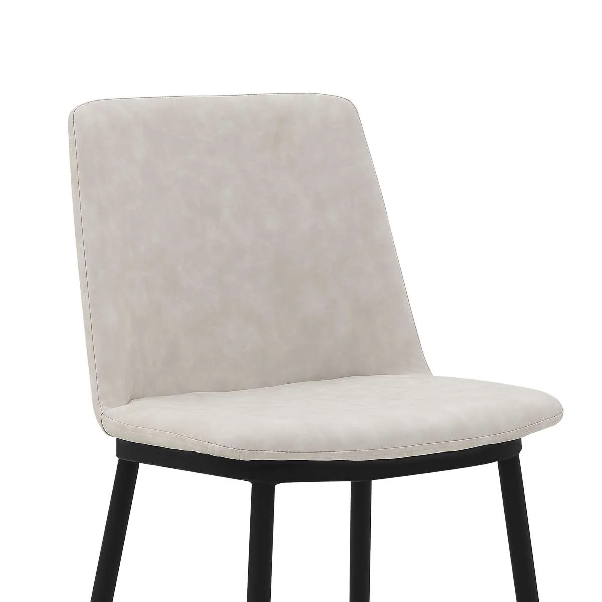 Messina 26" Blue Faux Leather and Metal Counter Height Bar Stool By Armen Living - Image 14