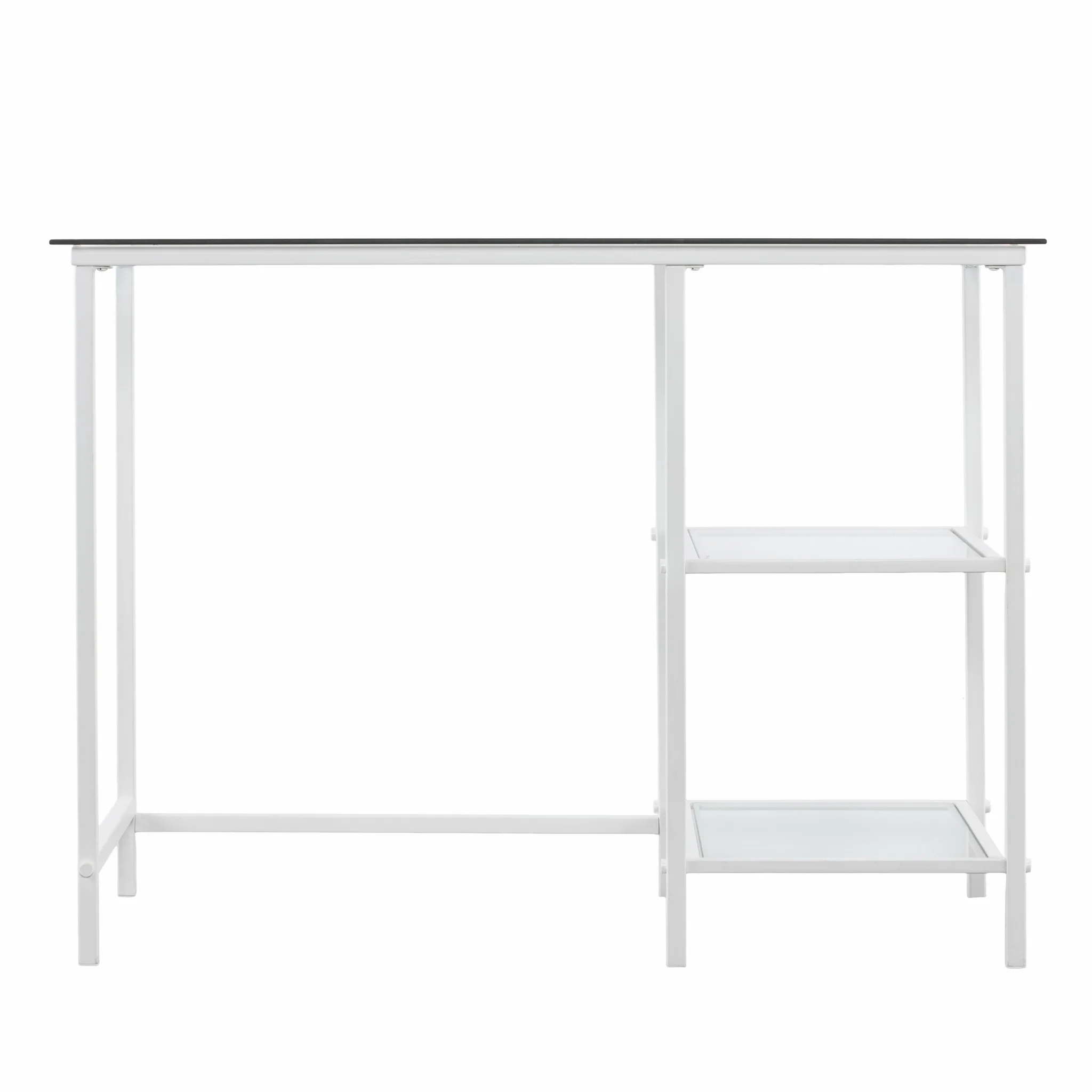 Metal and Glass Student Desk By Homeroots - Image 4