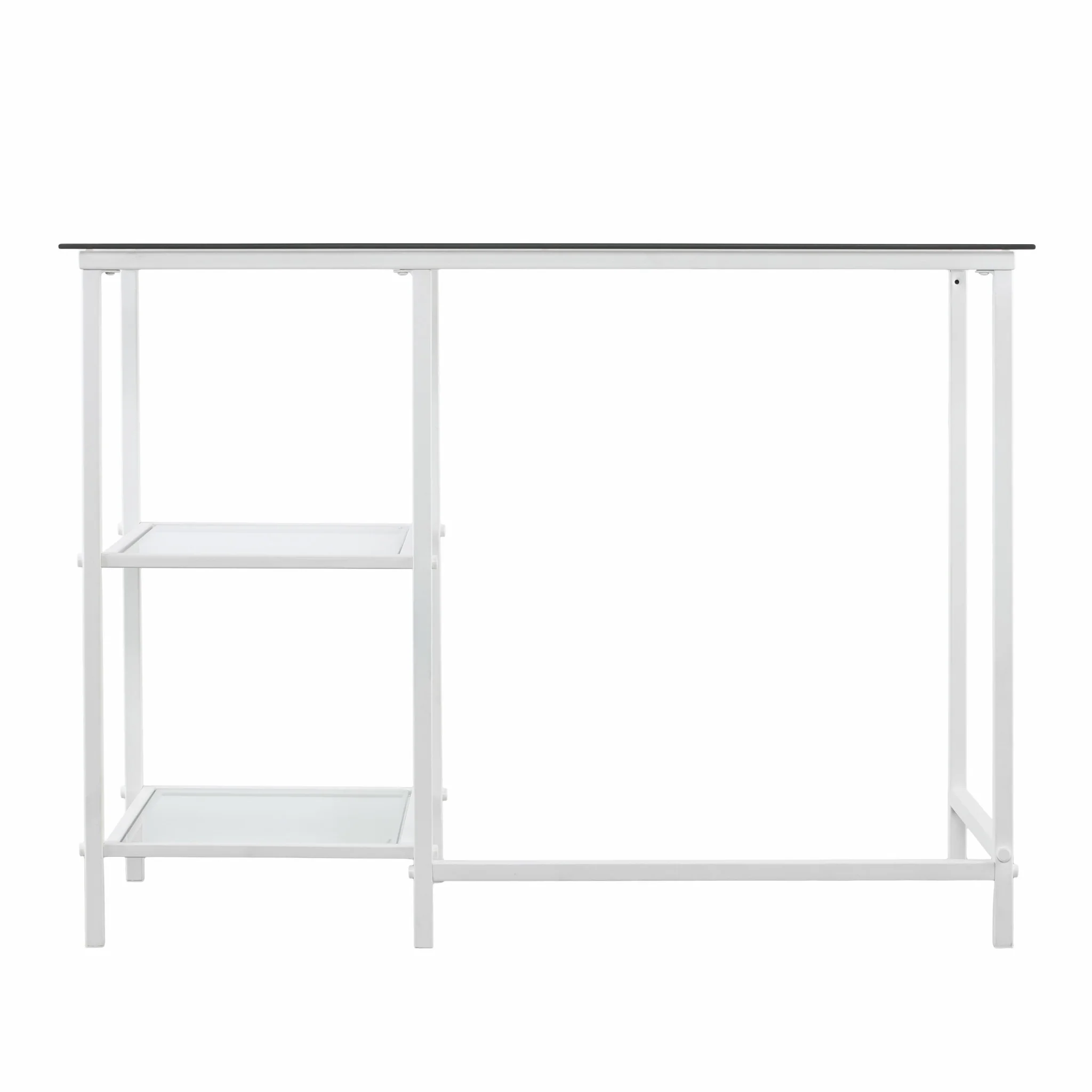 Metal and Glass Student Desk By Homeroots - Image 8