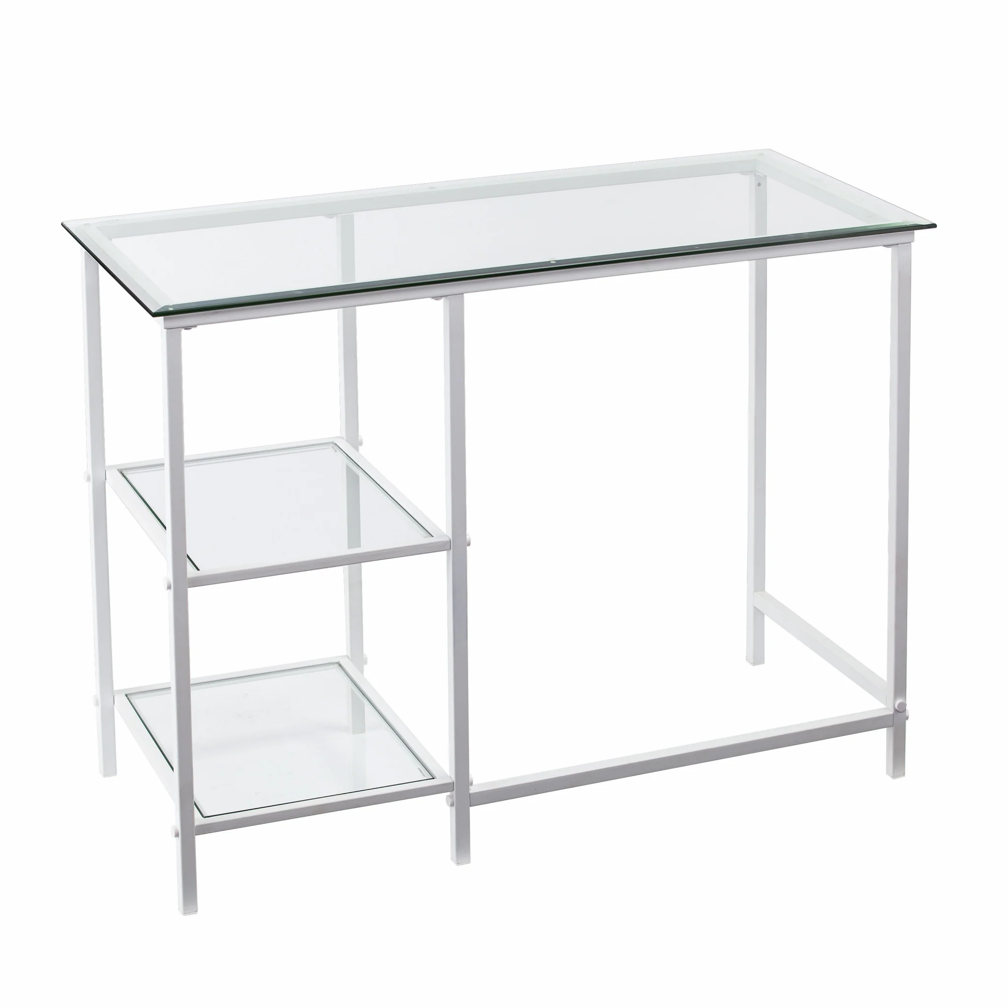 Metal and Glass Student Desk By Homeroots - Image 9