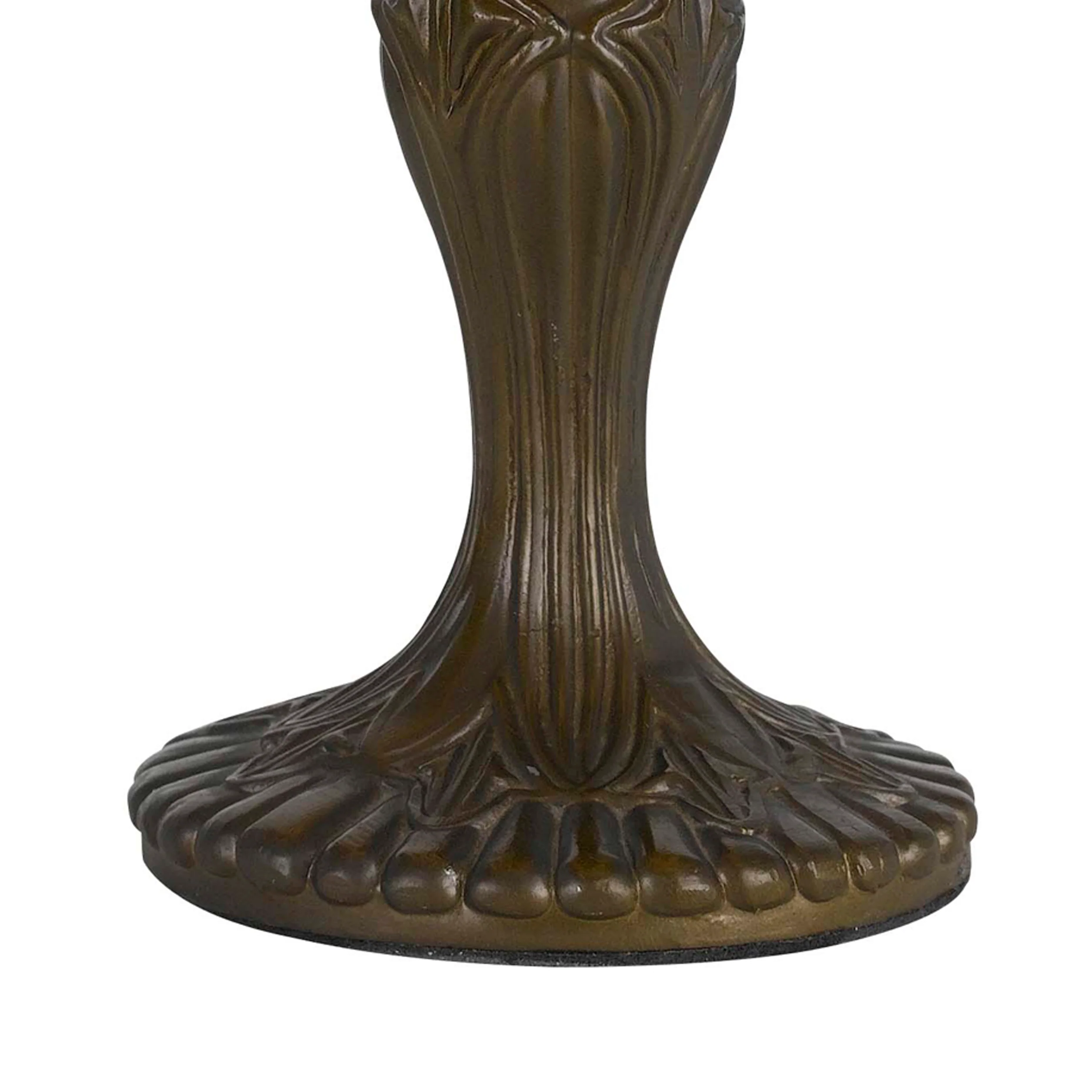 Metal Body Tiffany Table Lamp With Dragonfly Design Shade, Multicolor By Benzara - Image 3