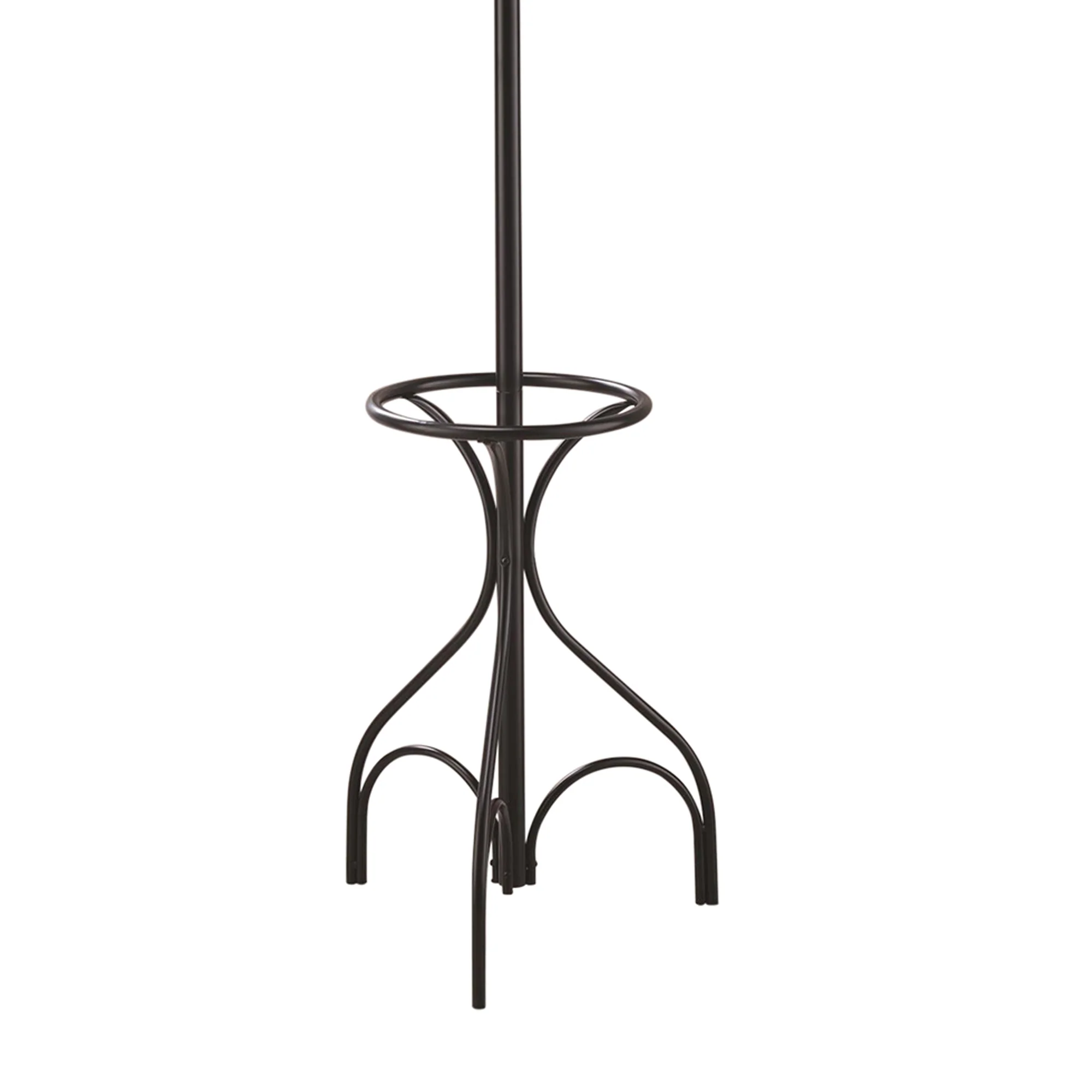 Metal Coat Rack With Umbrella Stand, Black By Benzara - Image 3
