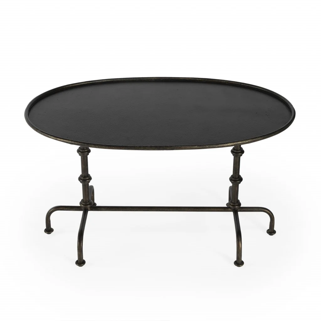 Metal Coffee Table By Homeroots - Image 5