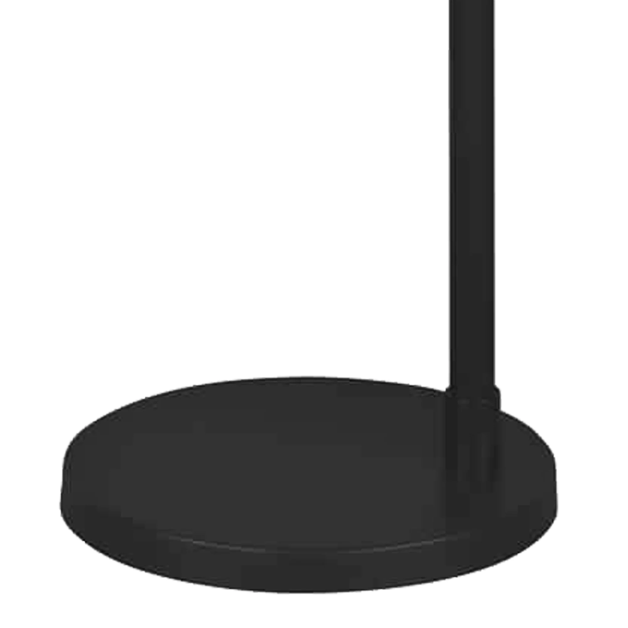 Metal Frame Floor Lamp With Caged Shade Dark Bronze By Benzara - Image 4