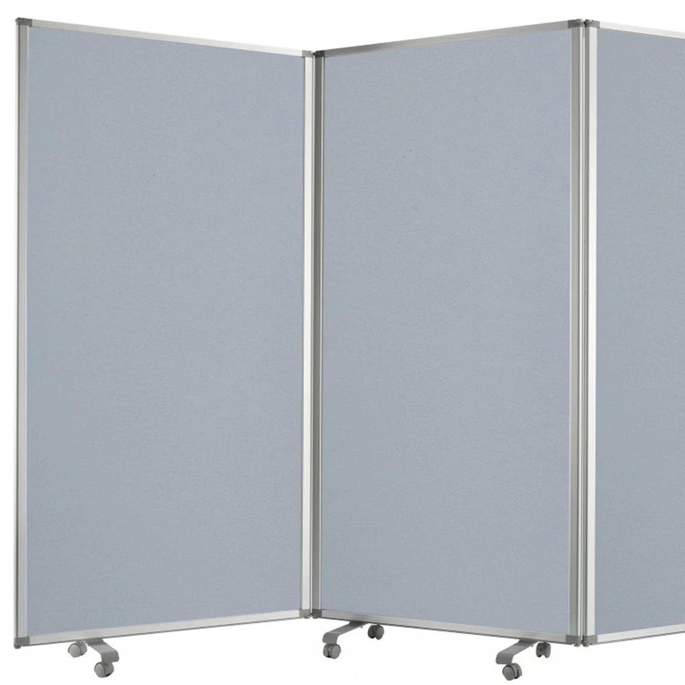 Metal Grey 6 Panel Screen By Homeroots - Image 4