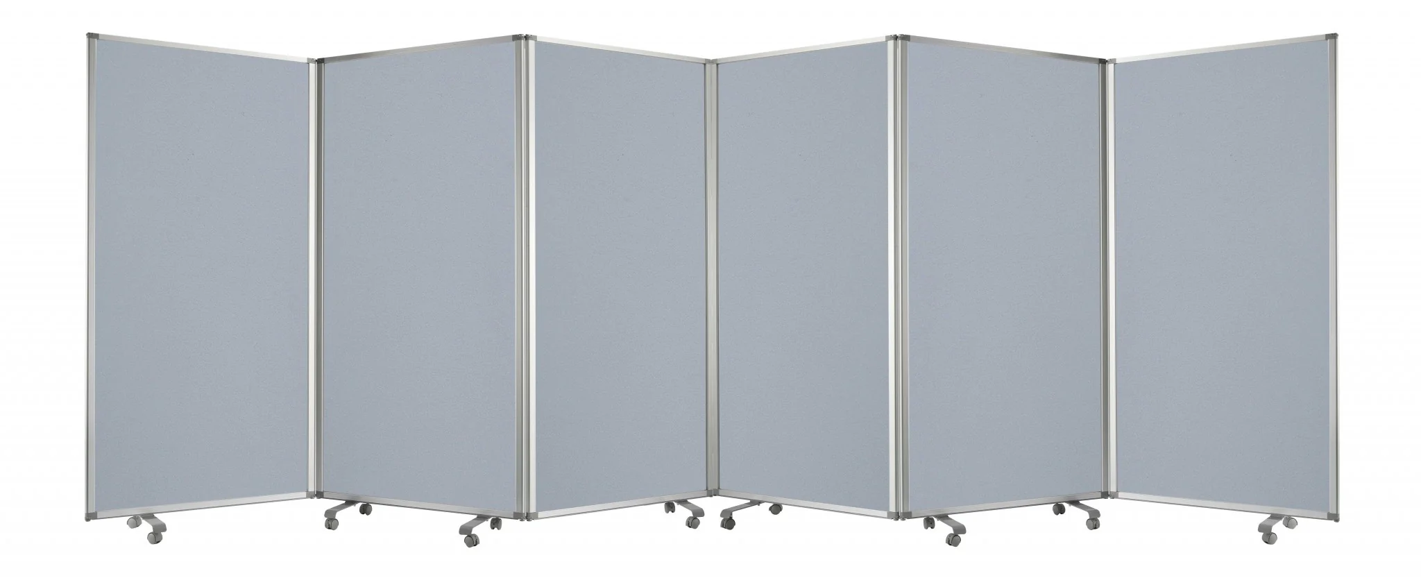 Metal Grey 6 Panel Screen By Homeroots - Image 5