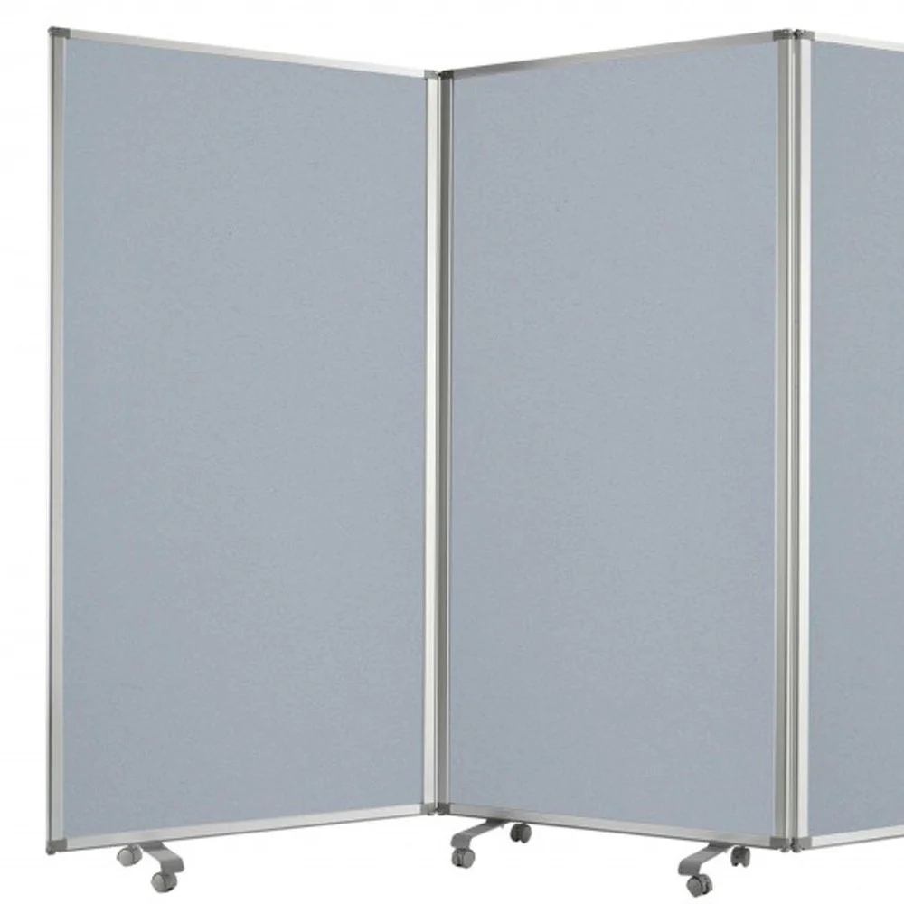 Metal, Grey, 9 Panel, Screen By Homeroots - Image 4