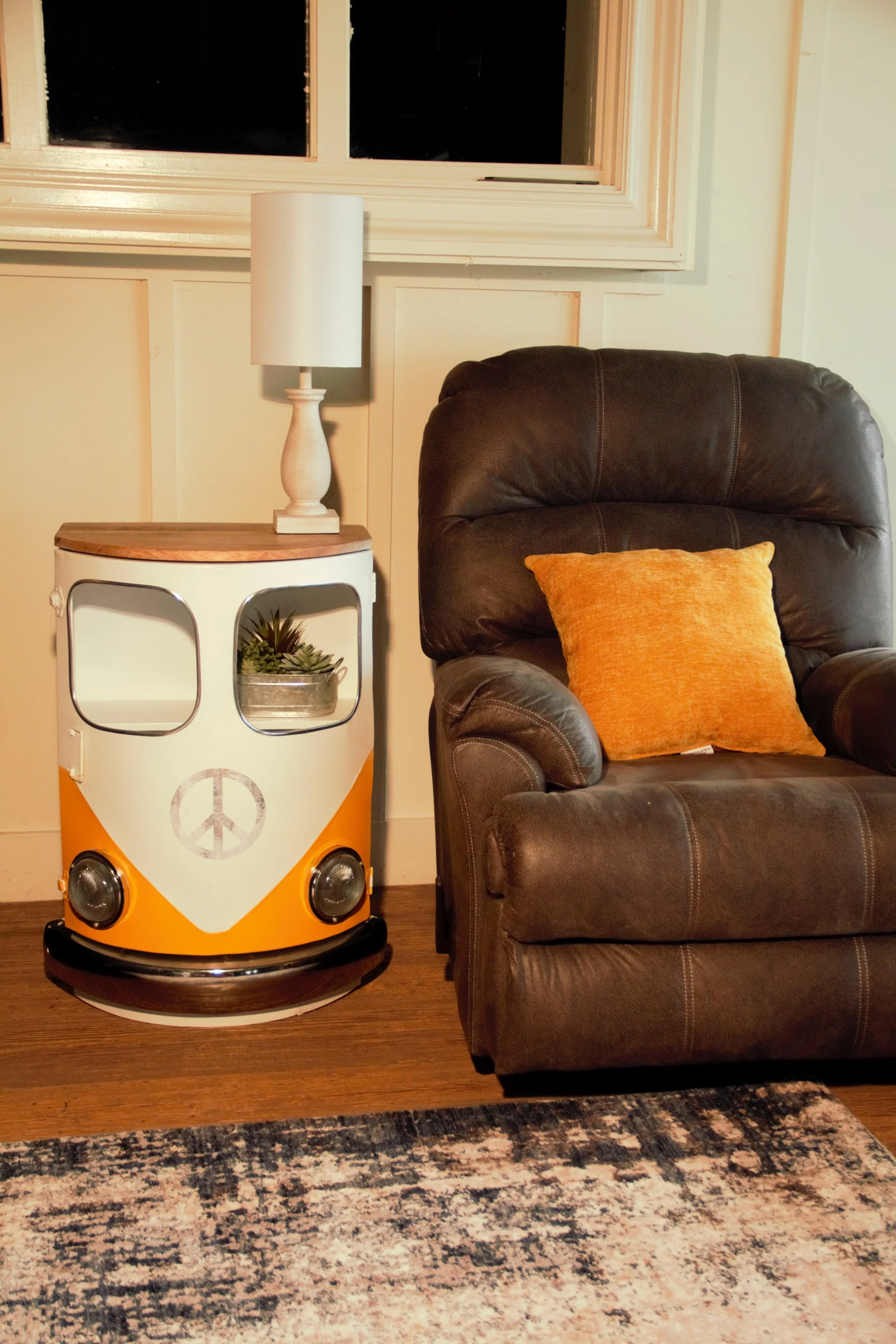 Metal Mango Wood Yellow Bed Side Table By Homeroots - Image 7