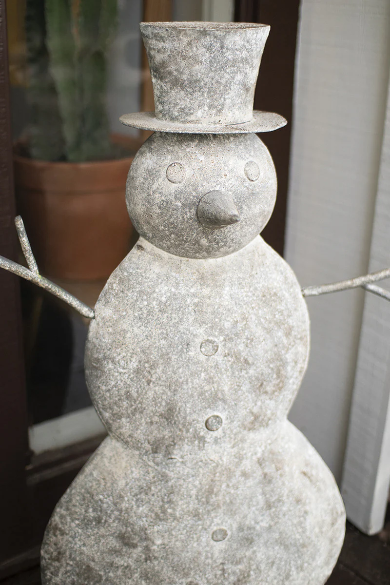 Metal Snowman By Kalalou - Image 3