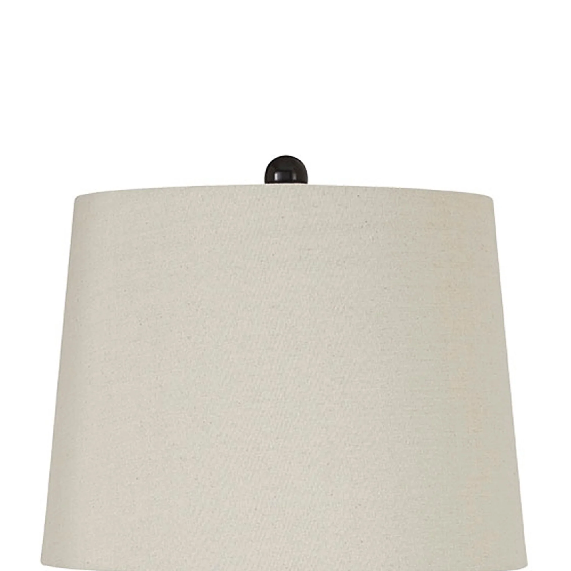 Metal Table Lamp With Turned Pedestal Base Set Of 2 Bronze By Benzara - Image 5