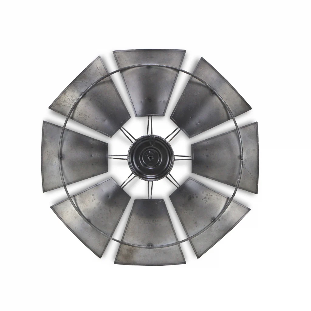 Metal Windmill Shaped Wall Decor By Homeroots - Image 5